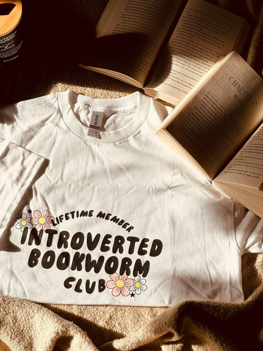 INTROVERTED BOOK WORM - TSHIRT