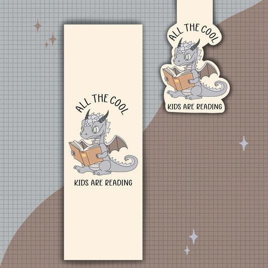 ALL THE COOL KIDS ARE READING - BOOKMARK - Tanyprint