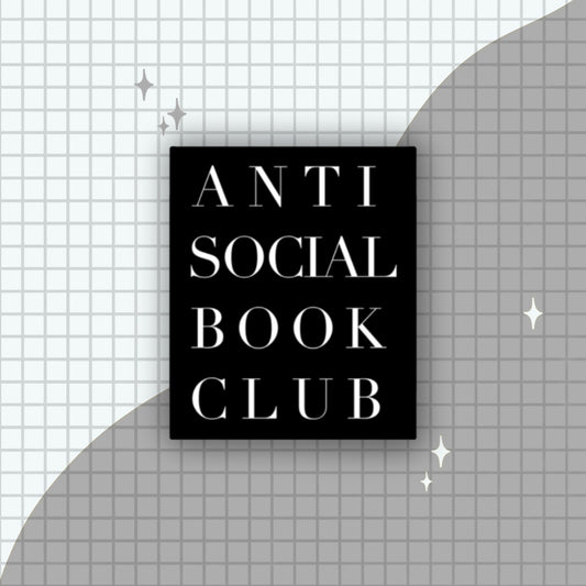 ANTI-SOCIAL BOOK CLUB - STICKER - Tanyprint