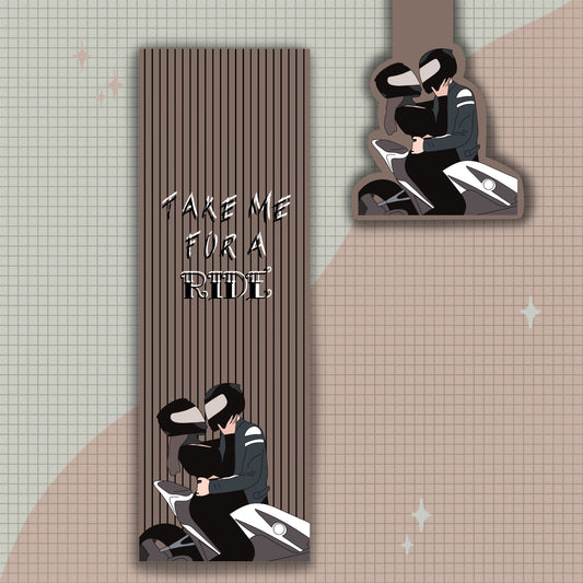 TAKE ME FOR A RIDE - BOOKMARK