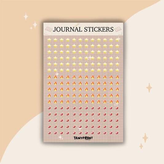 JOURNAL STICKERS - STICKER SHEET