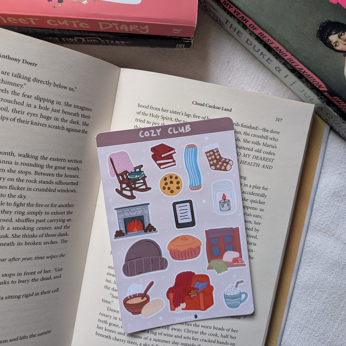 COZY CLUB - STICKER SHEET