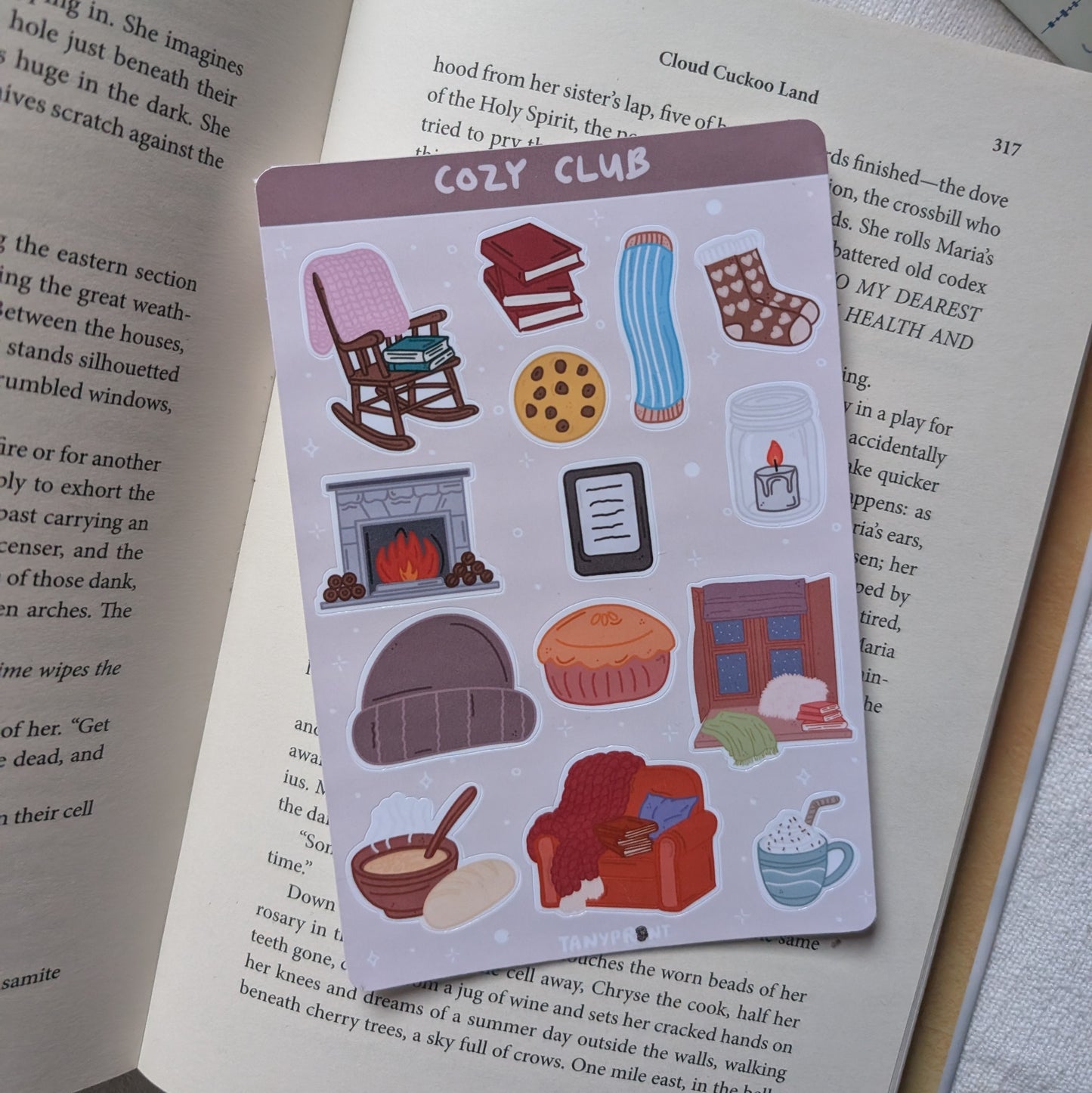 COZY CLUB - STICKER SHEET