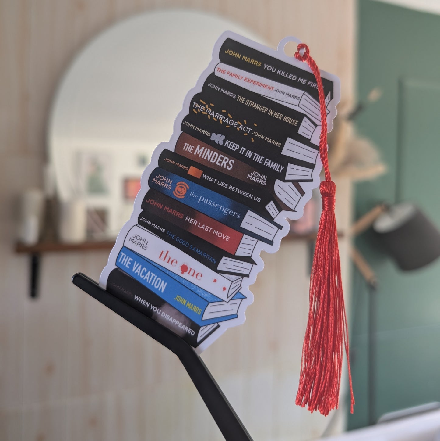 JOHN MARRS BOOK STACK - BOOKMARK