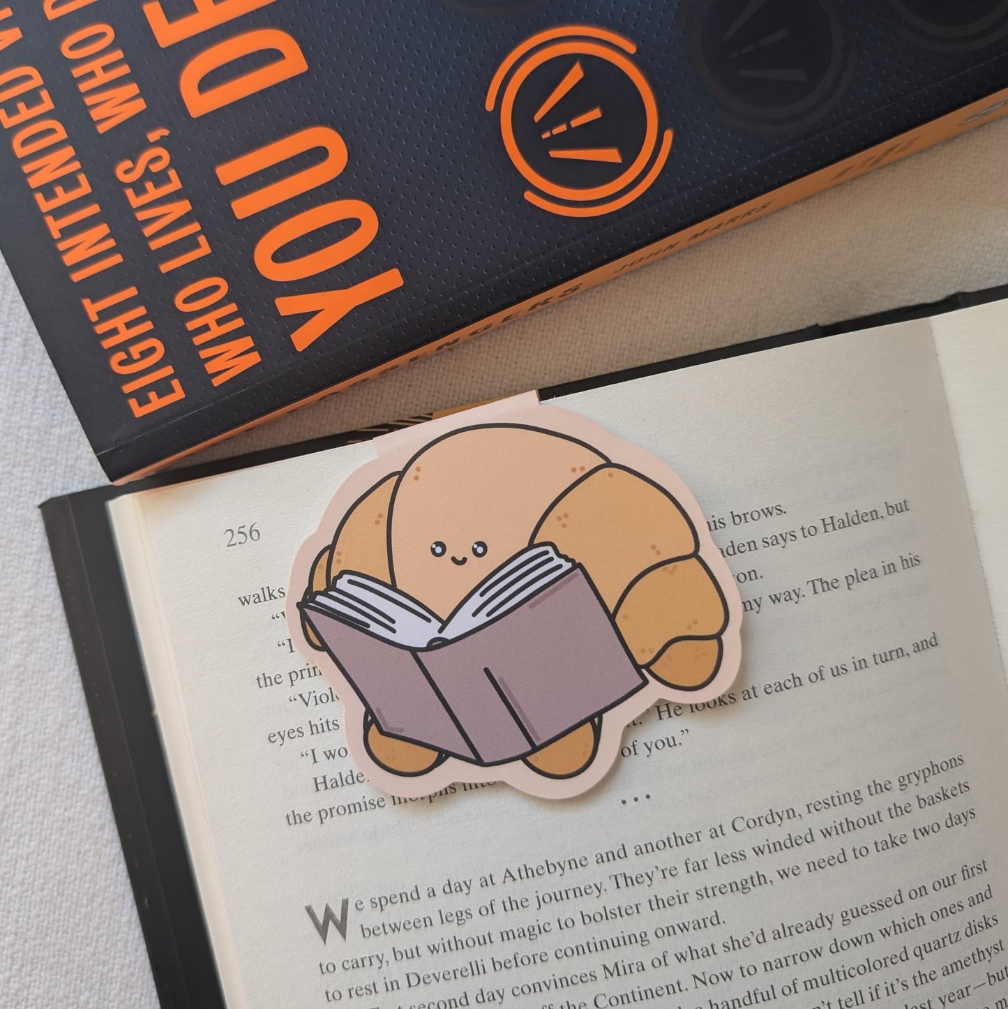 CUSTARD (CROISSANT WITH BOOTY CHEEKS) - BOOKMARK