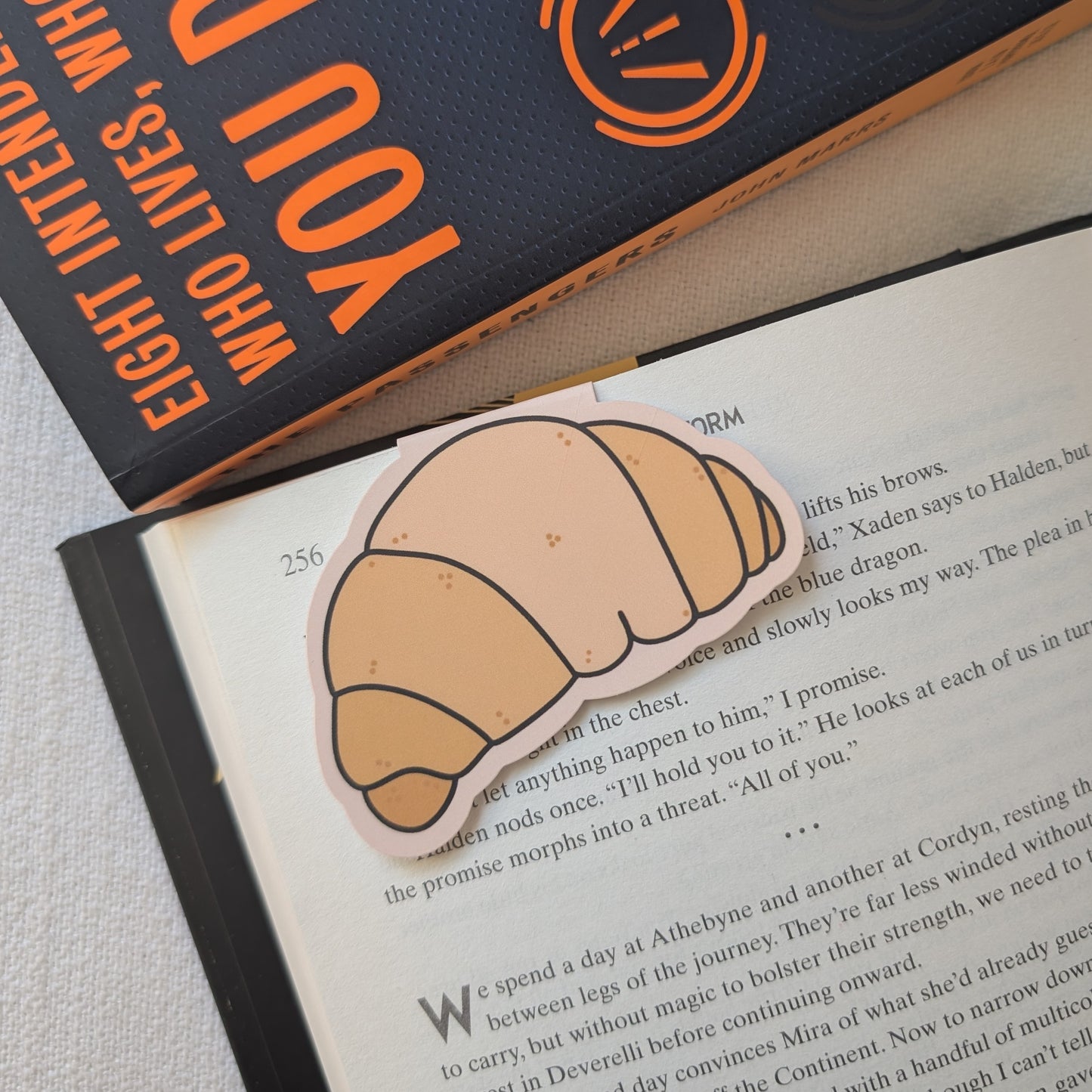 CUSTARD (CROISSANT WITH BOOTY CHEEKS) - BOOKMARK