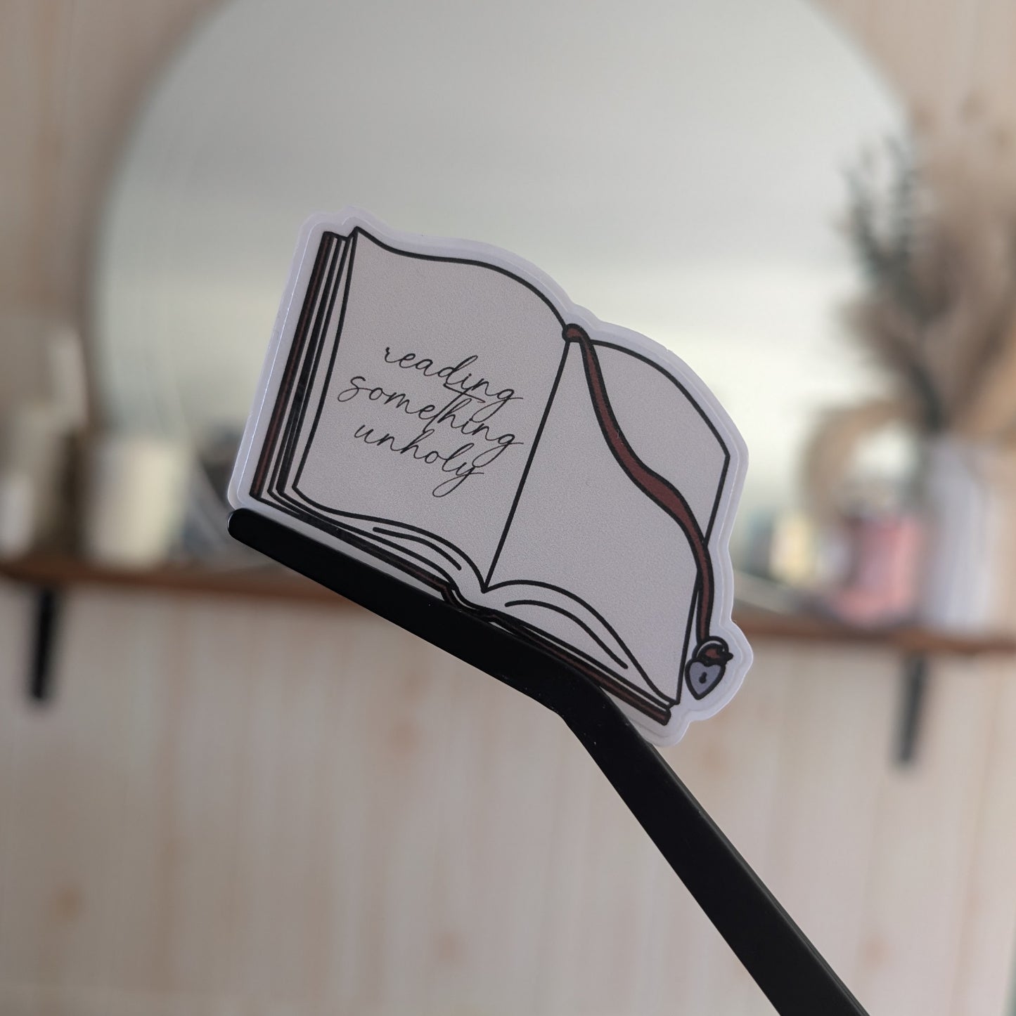 READING SOMETHING UNHOLY - STICKER