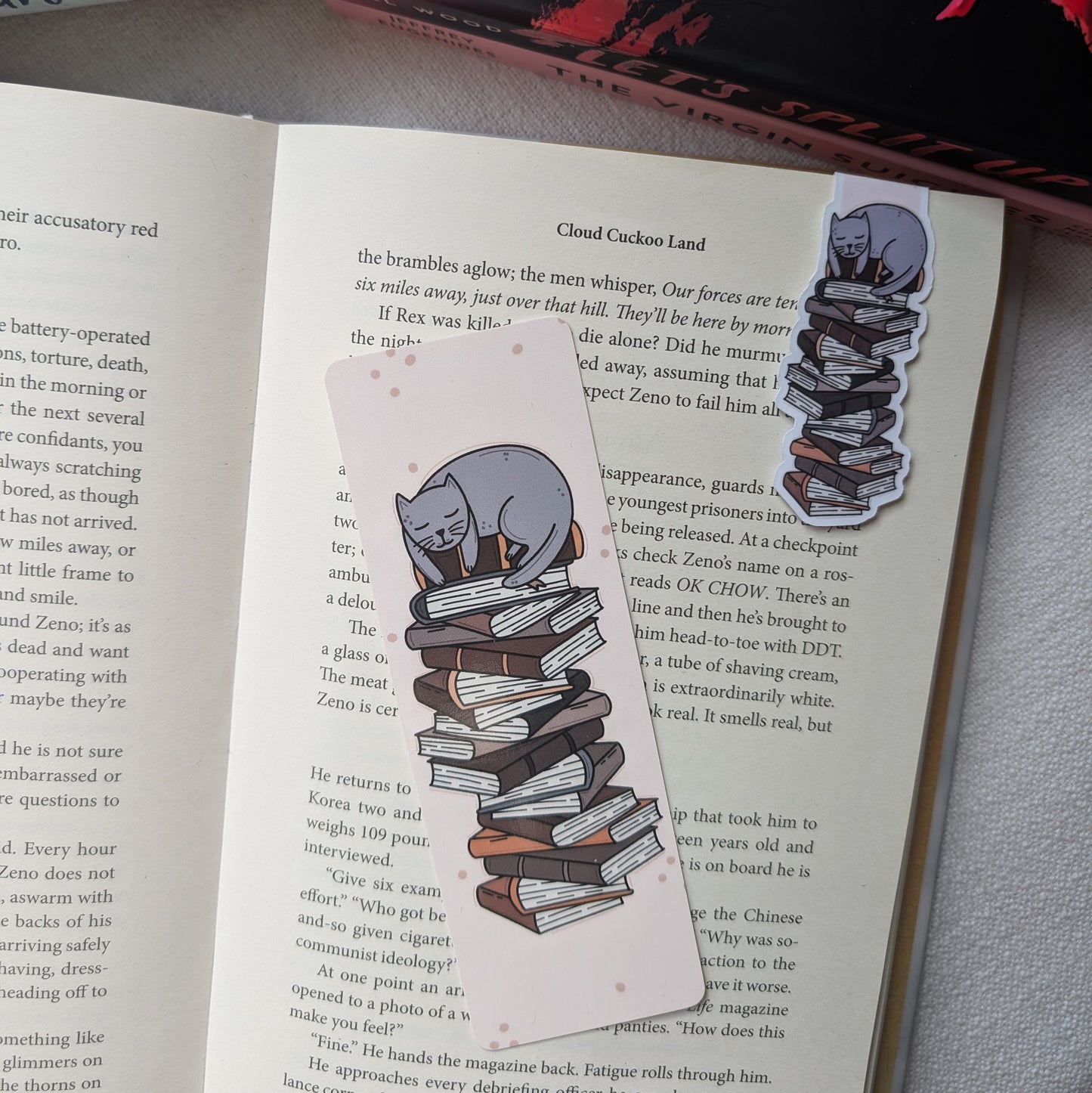 CAT STACK - BOOKMARK