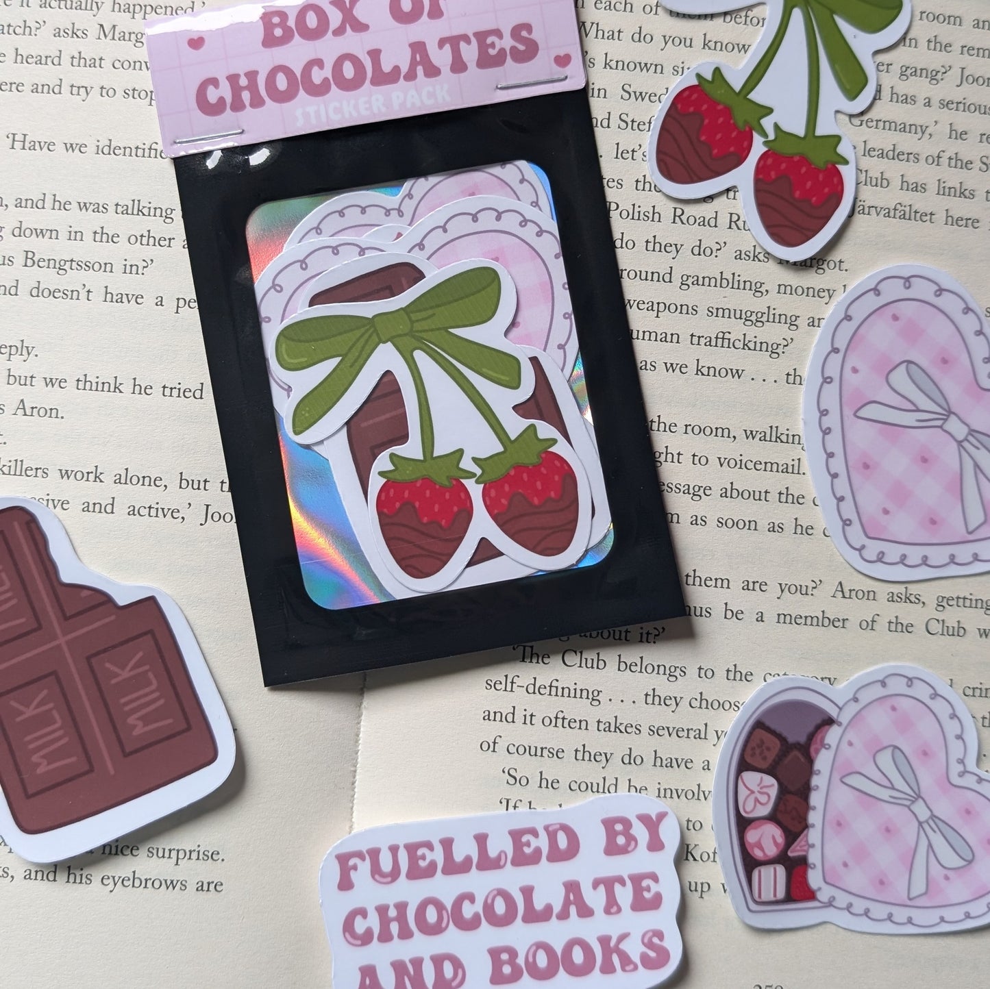 BOX OF CHOCOLATES - STICKER PACK