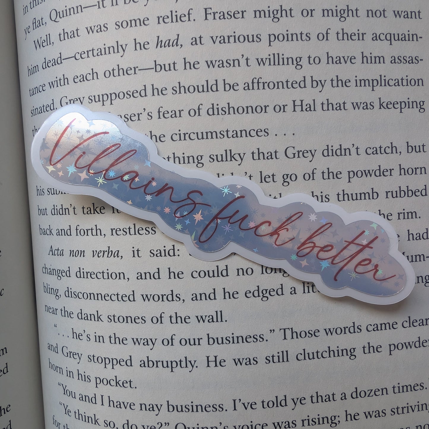 VILLAINS - HOLOGRAPHIC STICKER