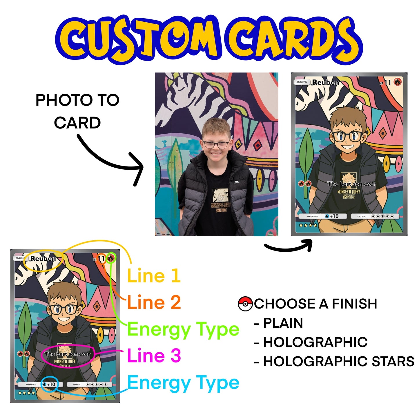 CUSTOM POKEMON CARDS