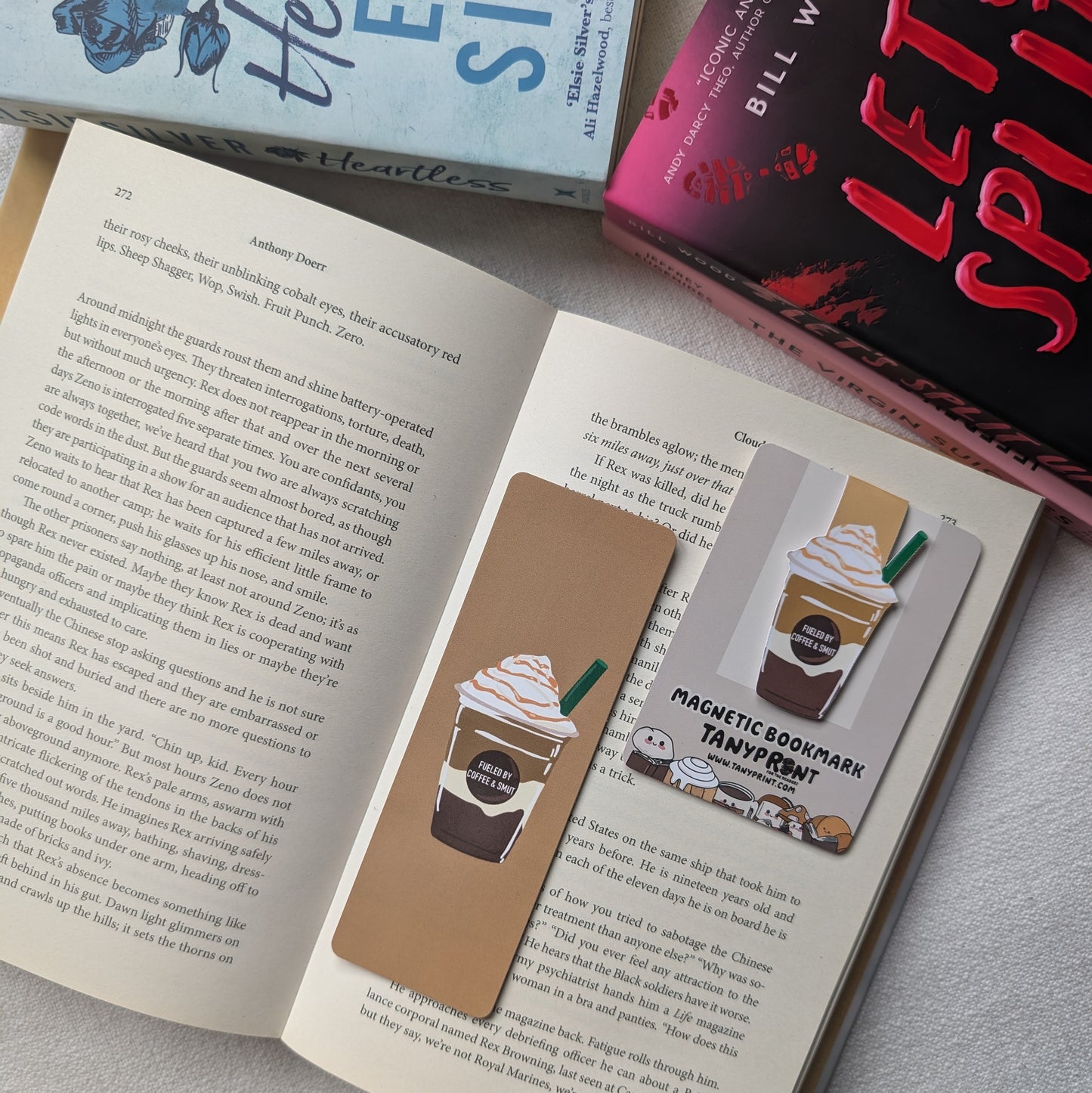 FUELED BY COFFEE & SMUT - BOOKMARK