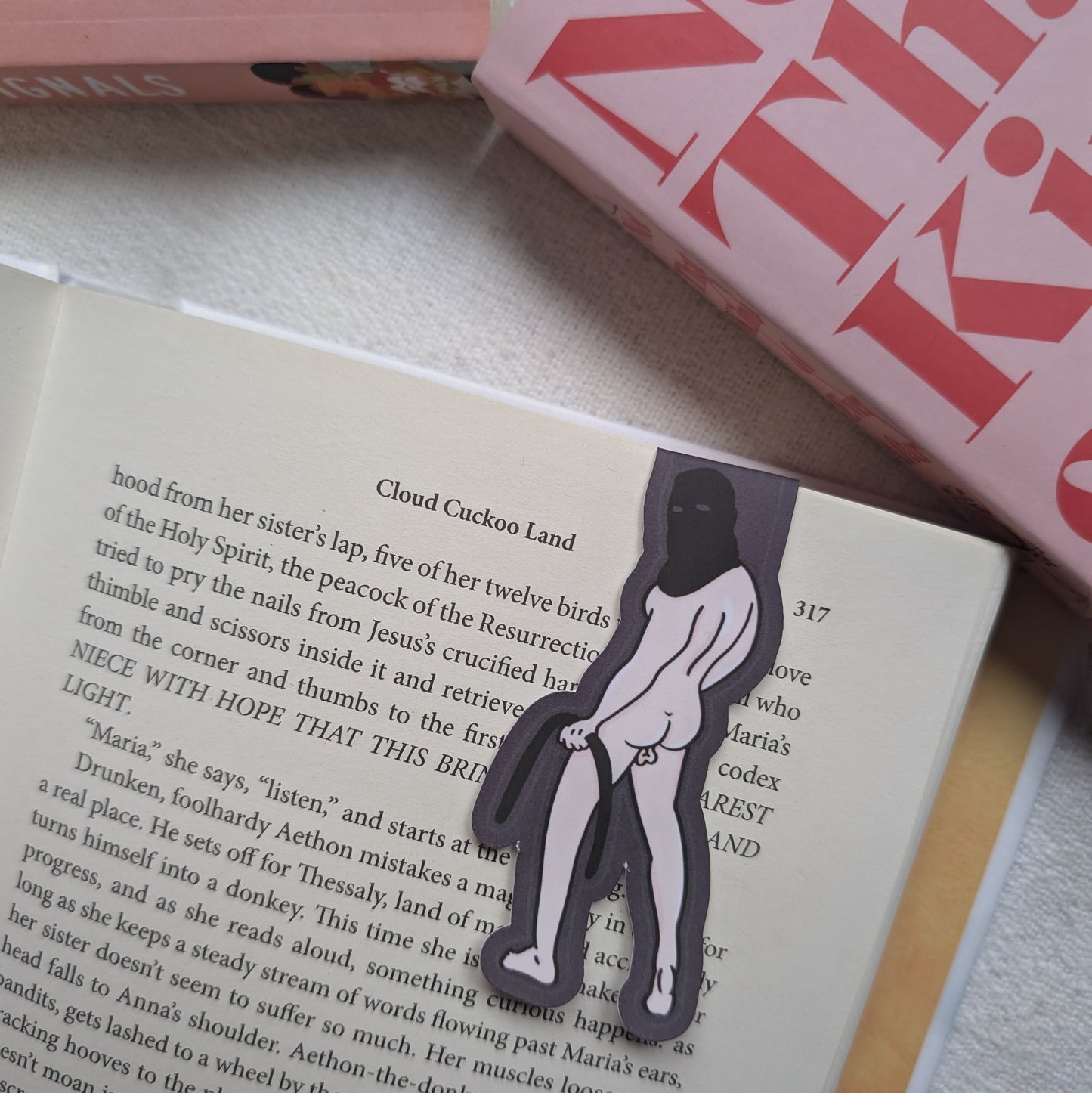 NAKED MASKED MAN - BOOKMARK