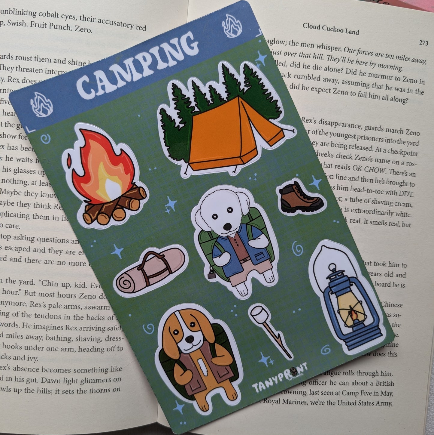 CAMPING - STICKER SHEET