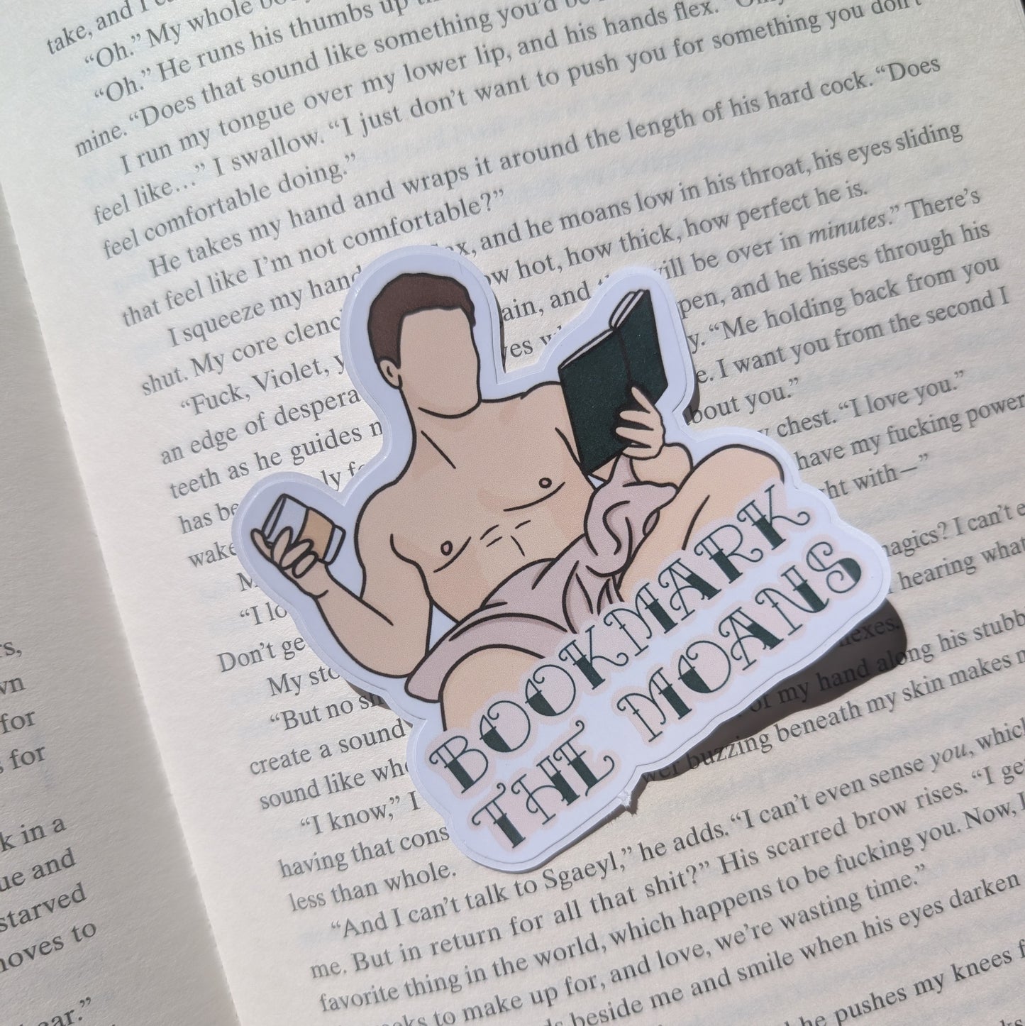 BOOKMARK THE MOANS - STICKER