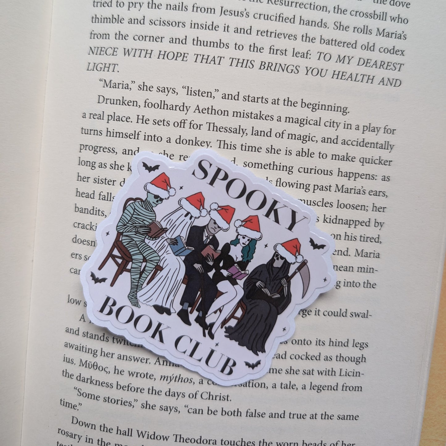 SPOOKY BOOKCLUB - STICKER