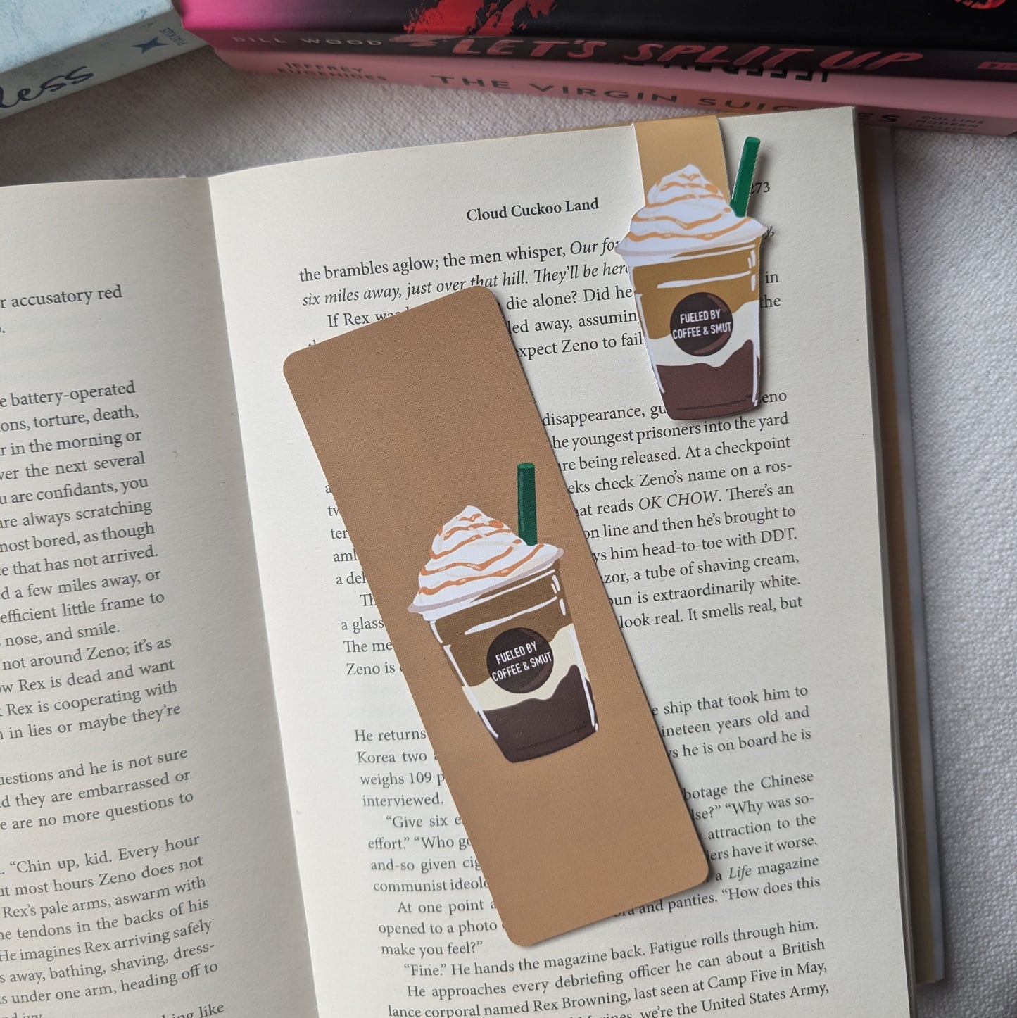 FUELED BY COFFEE & SMUT - BOOKMARK