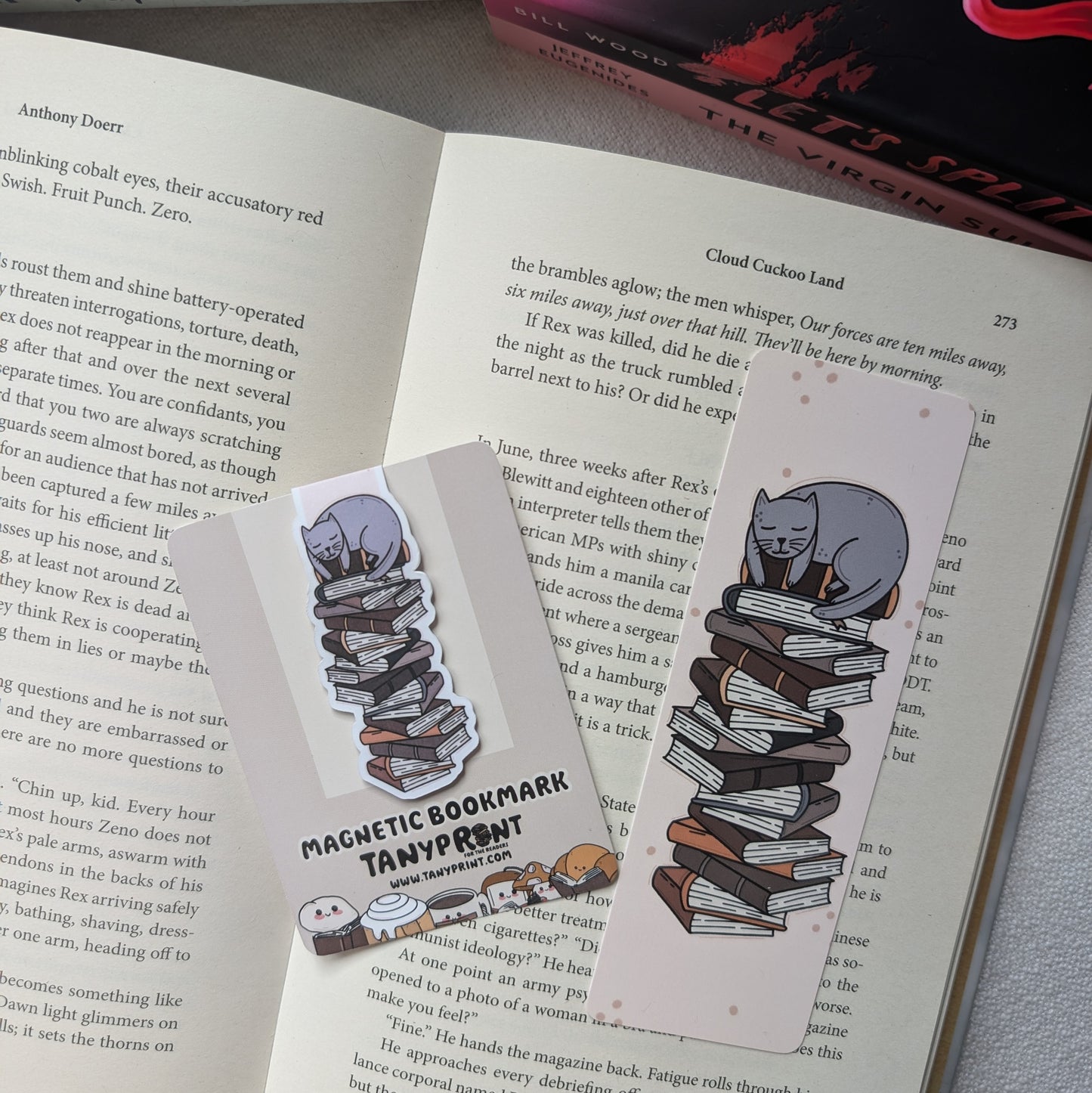 CAT STACK - BOOKMARK