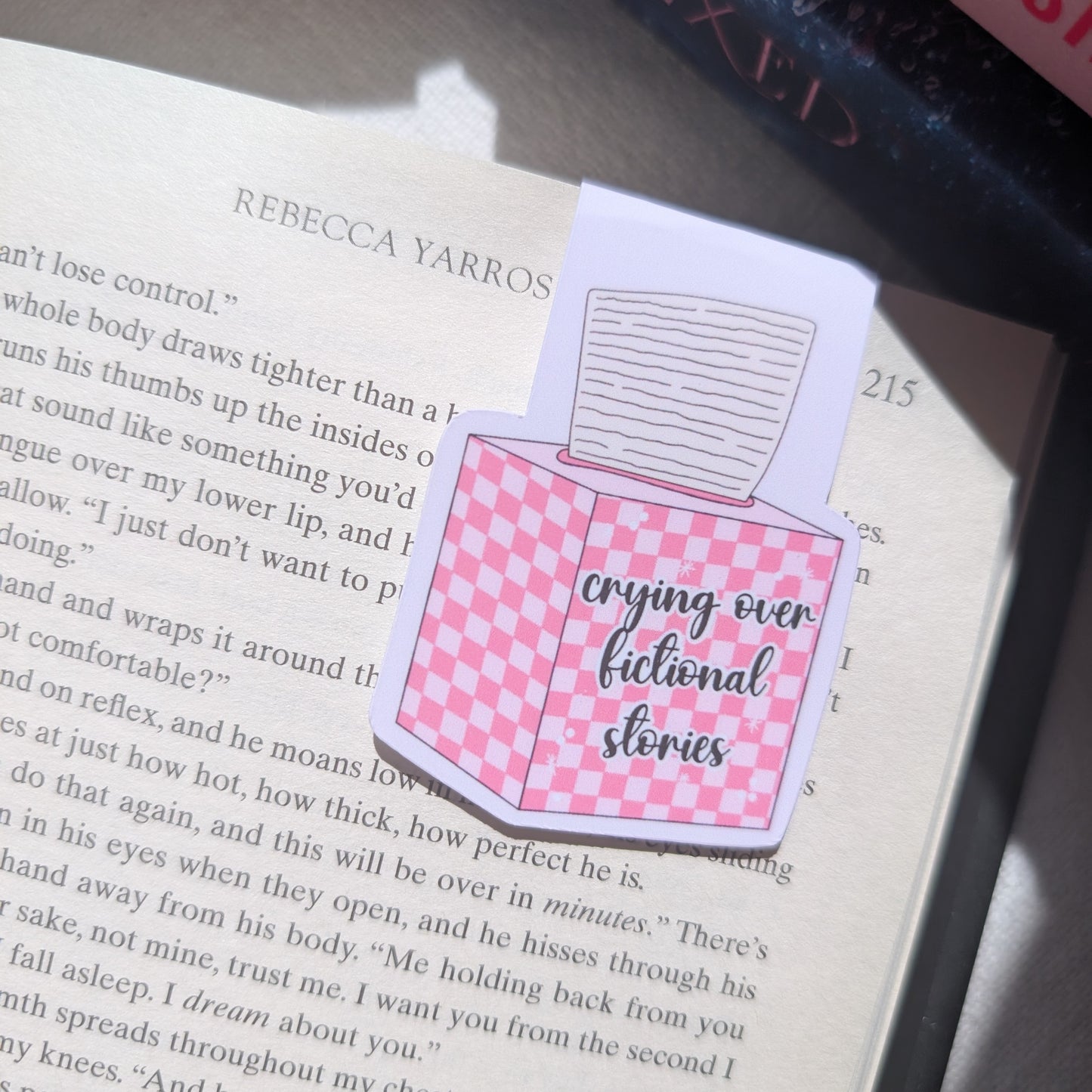 CRYING OVER FICTIONAL CHARACTERS - BOOKMARK