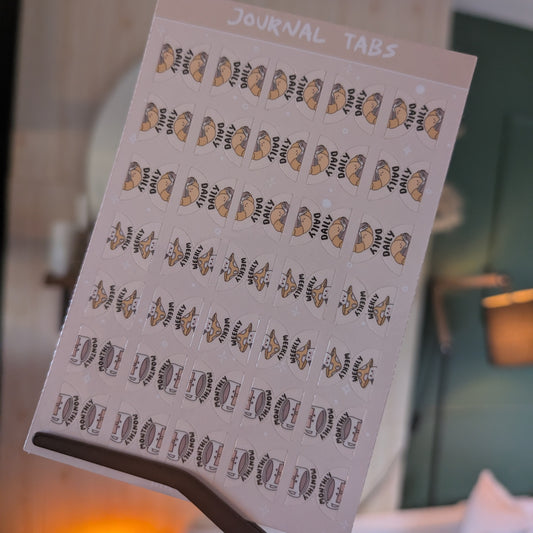 JOURNAL TABS - STICKER SHEET
