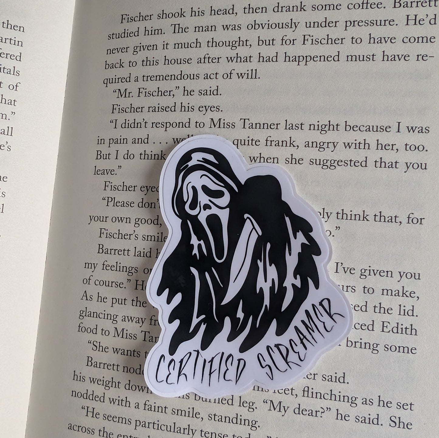 CERTIFIED SCREAMER - STICKER