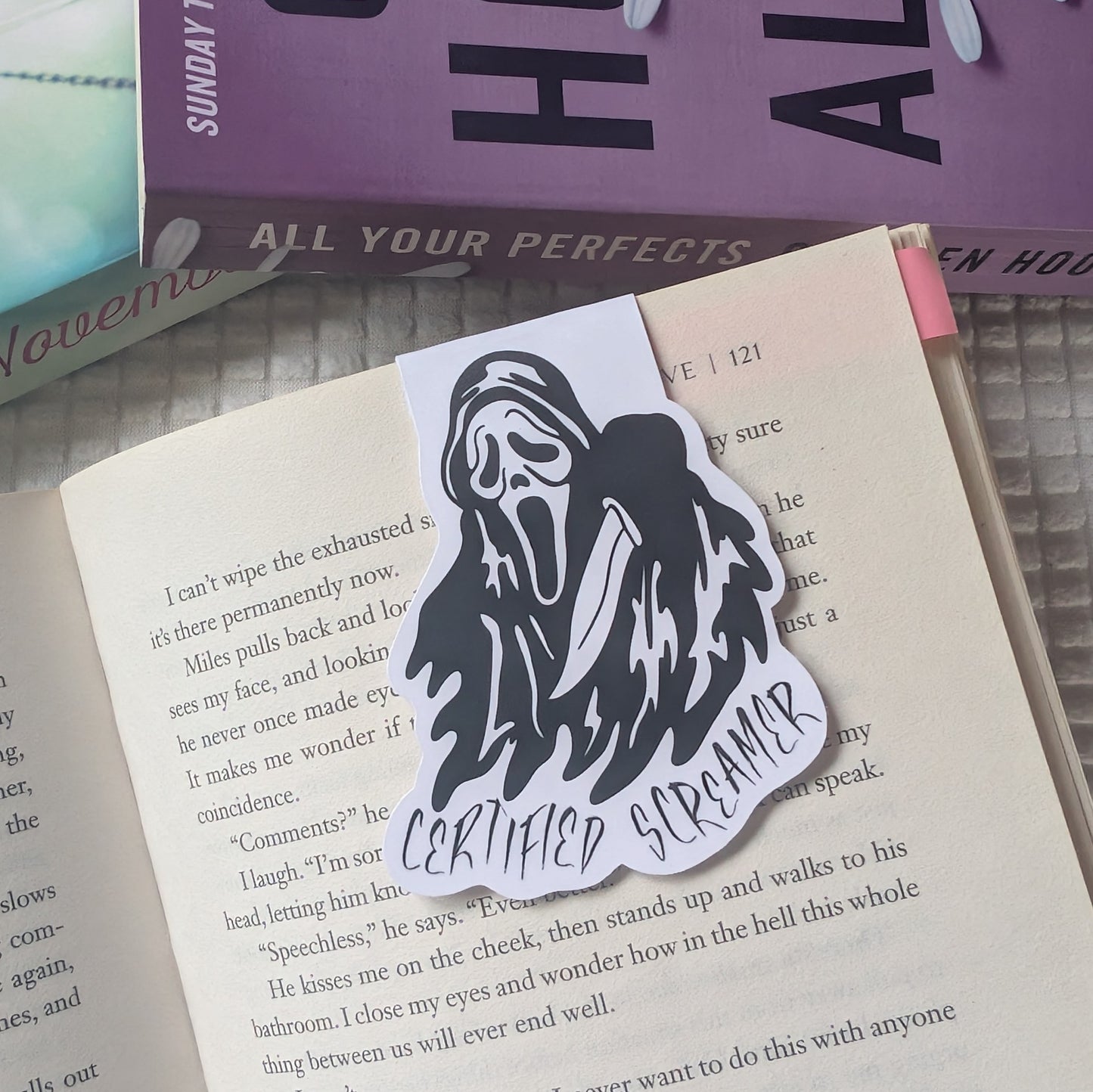 CERTIFIED SCREAMER - BOOKMARK