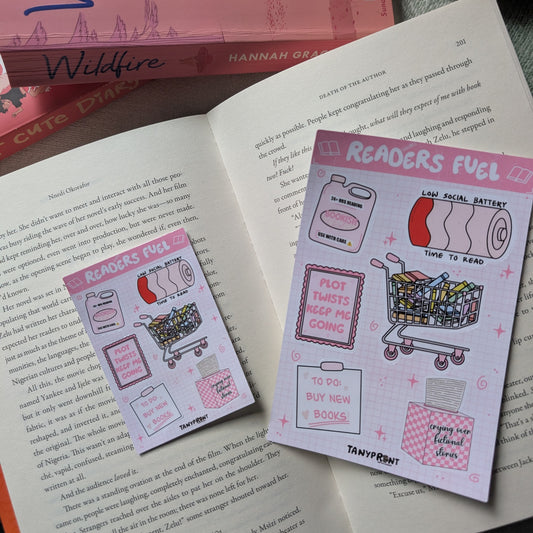 READERS FUEL - STICKER SHEET