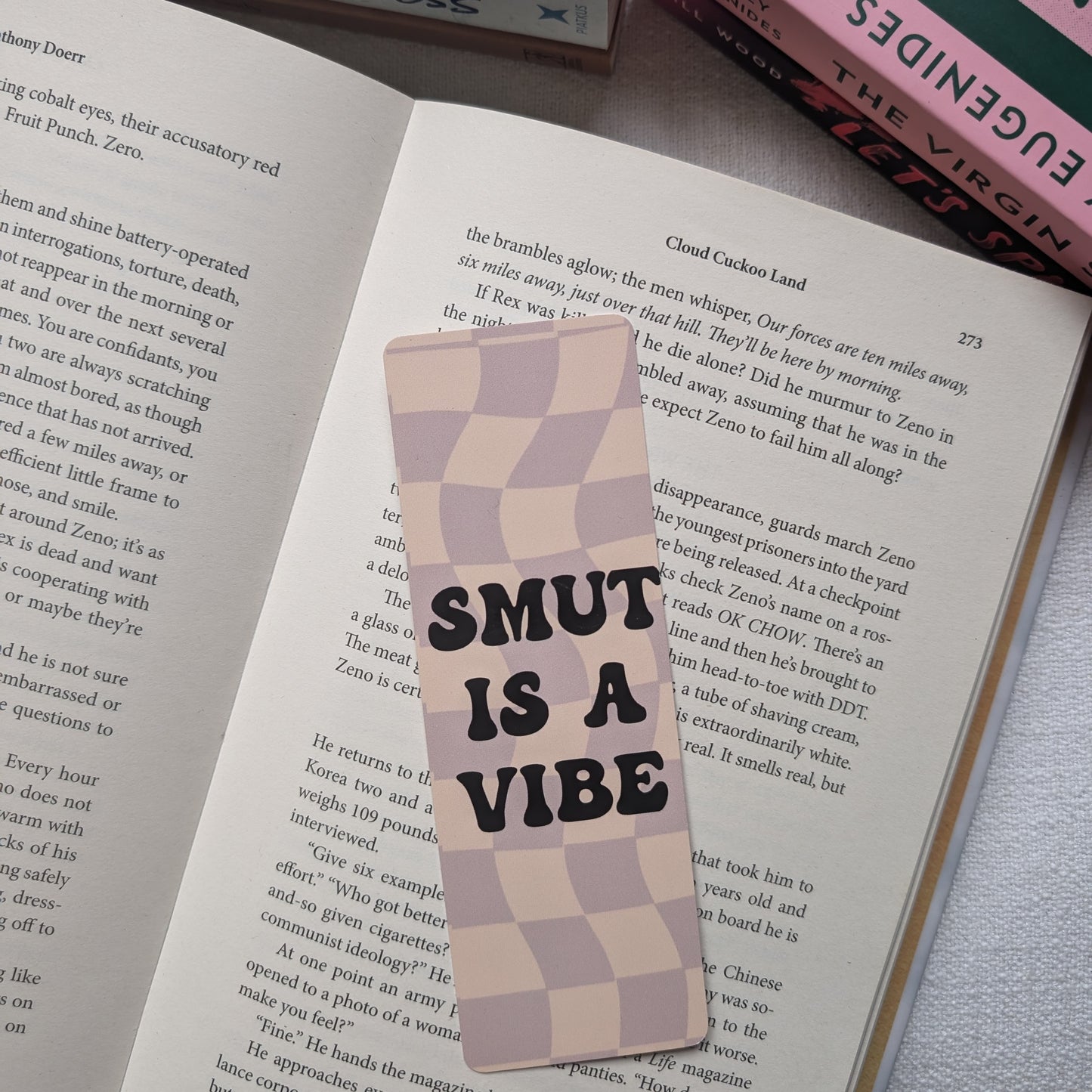 SMUT IS A VIBE - BOOKMARK