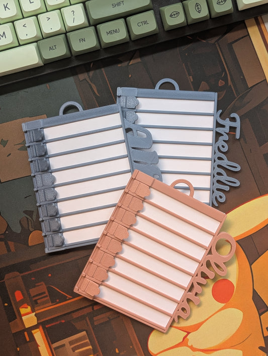 CUSTOM CHECKLIST - 3D PRINTED