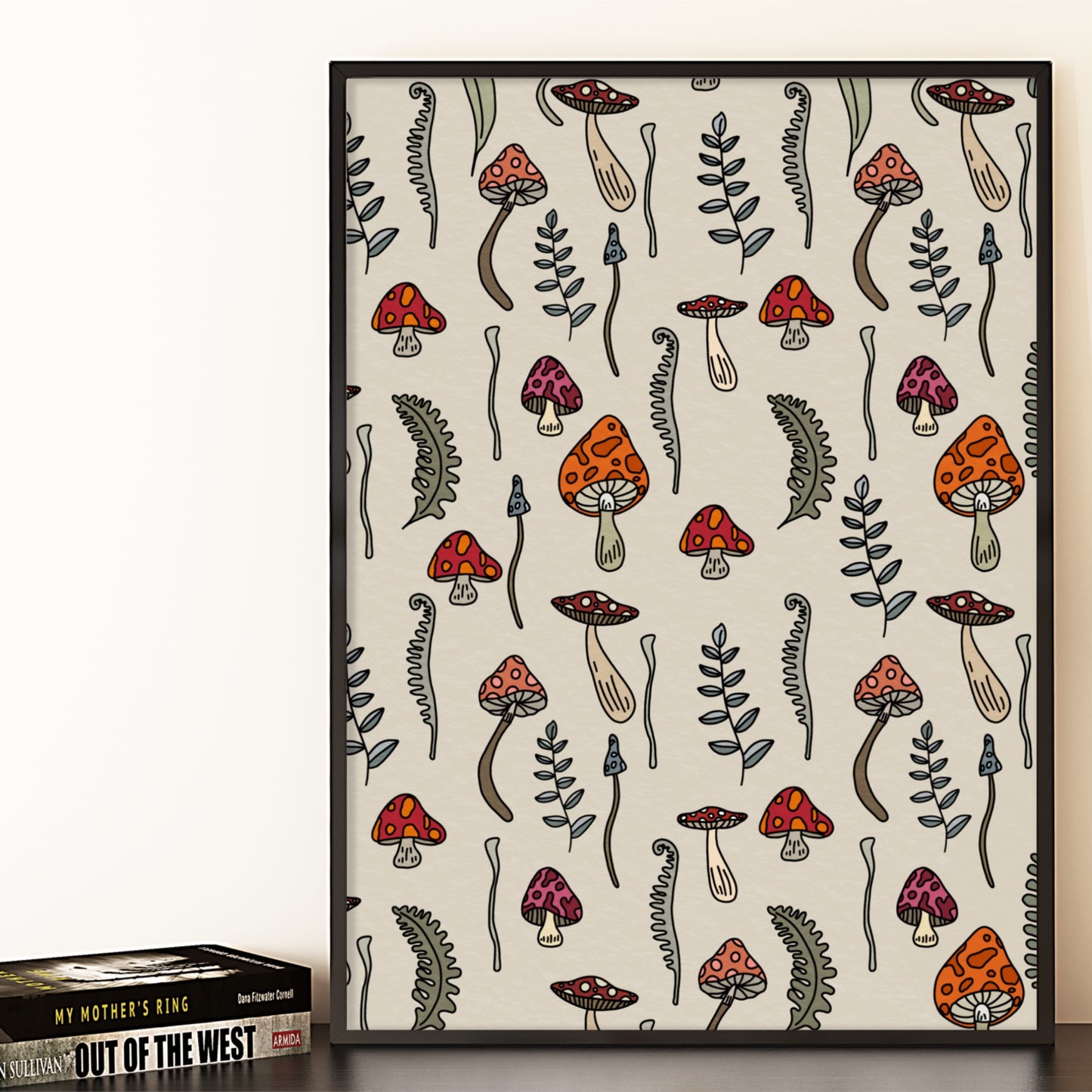 MUSHROOMS - ART PRINT/ KINDLE INSERT