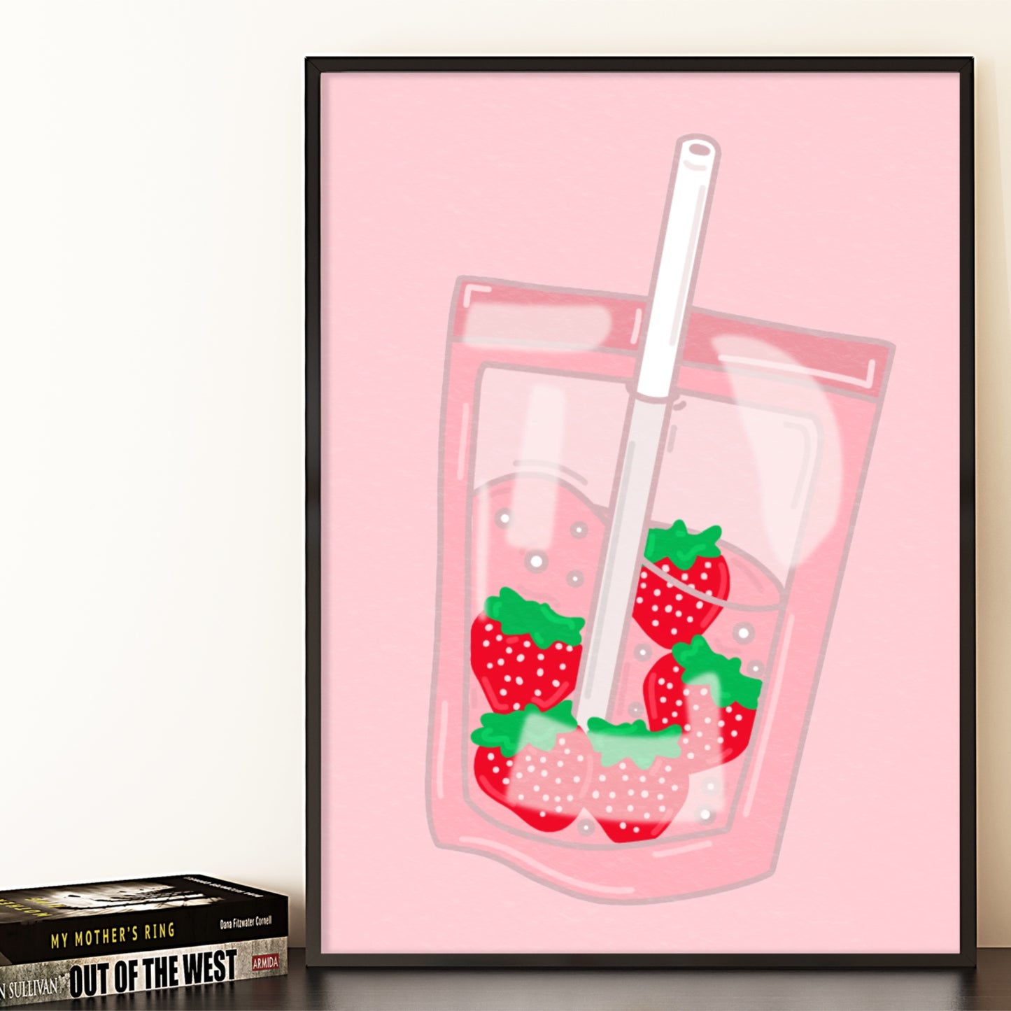 STRAWBERRY JUICE - ART PRINT/ KINDLE INSERT