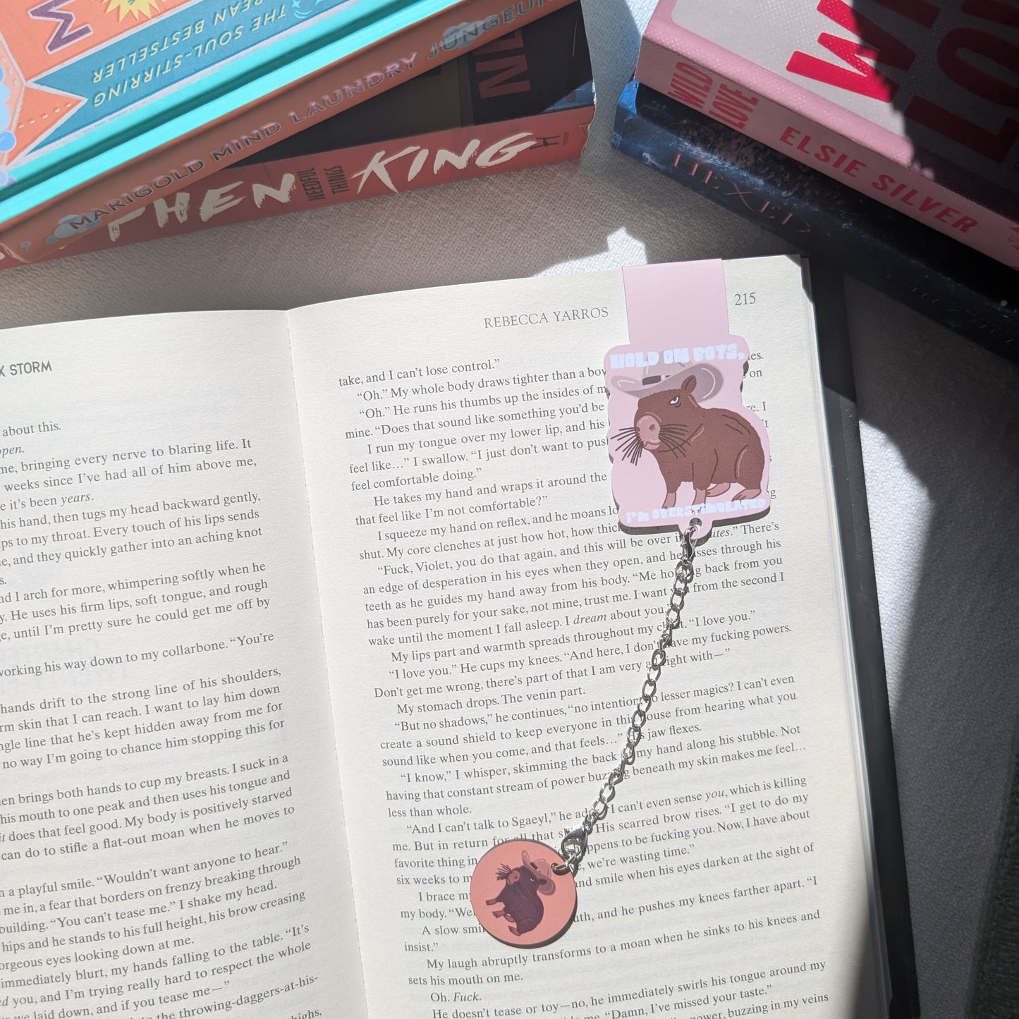 HOLD ON BOYS - BOOKMARK