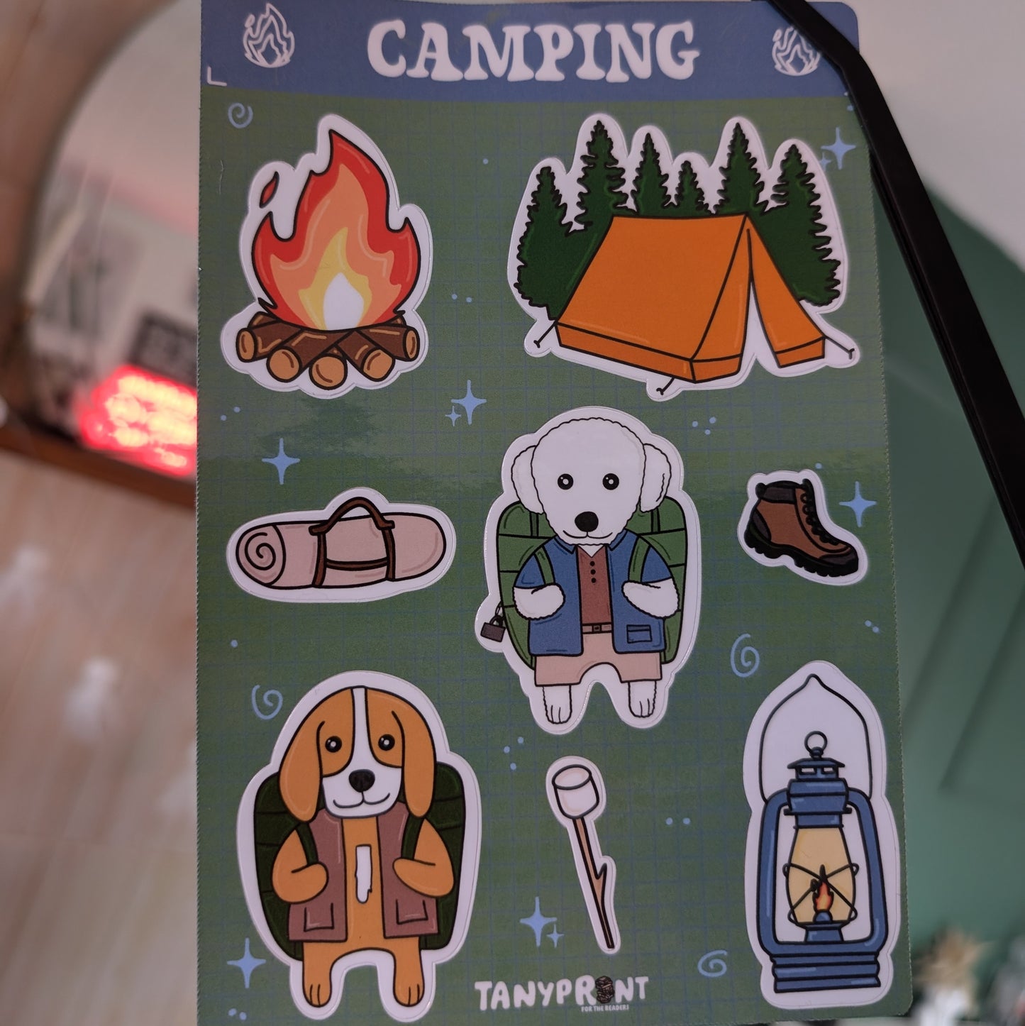CAMPING - STICKER SHEET
