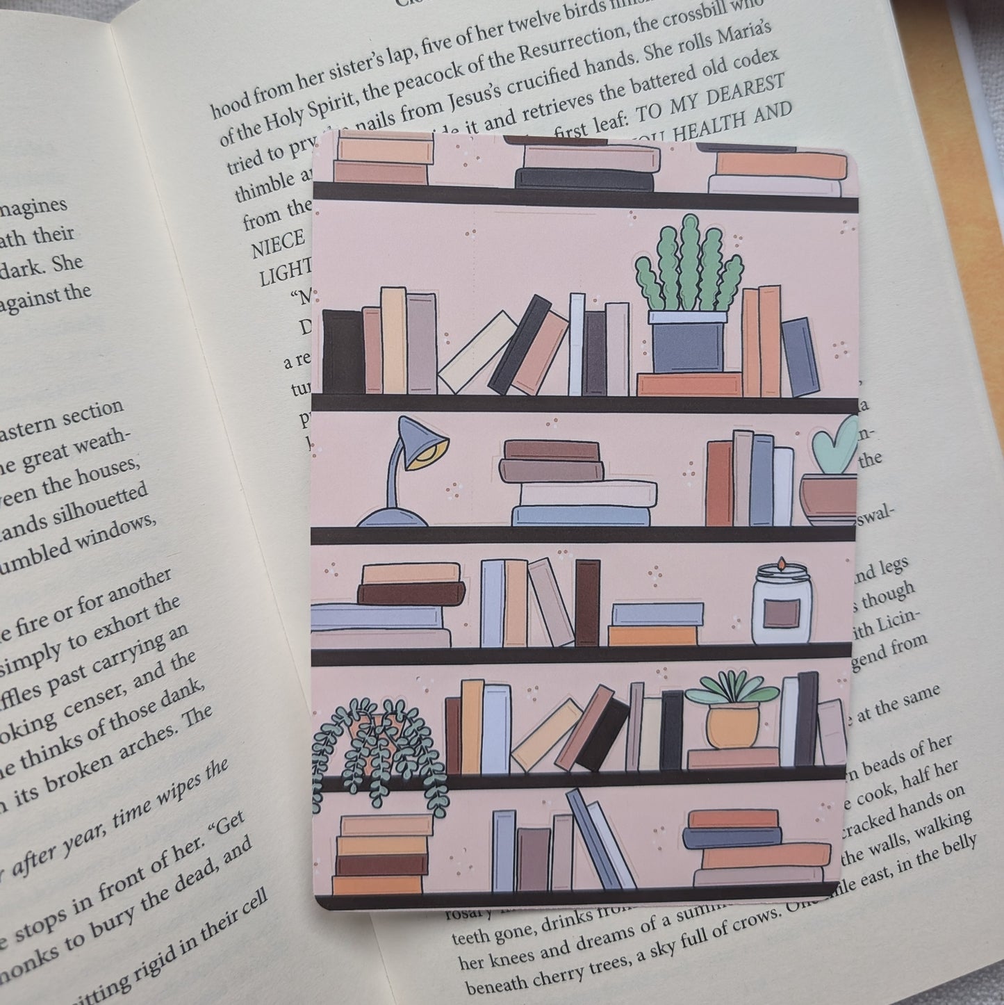 BOOKSHELVES - ART PRINT/ KINDLE INSERT