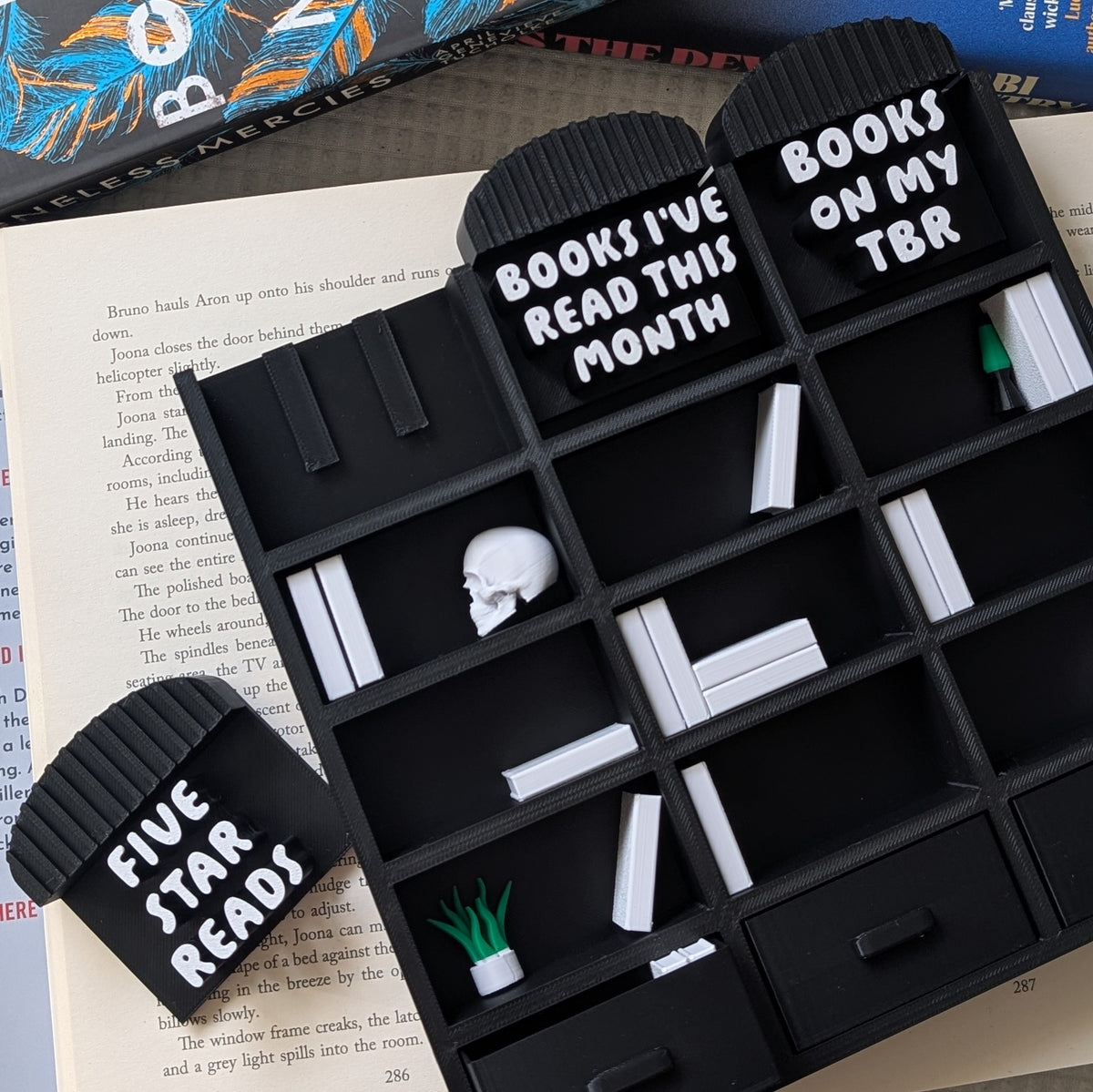BOOK CASE TRACKER - 3D PRINTED