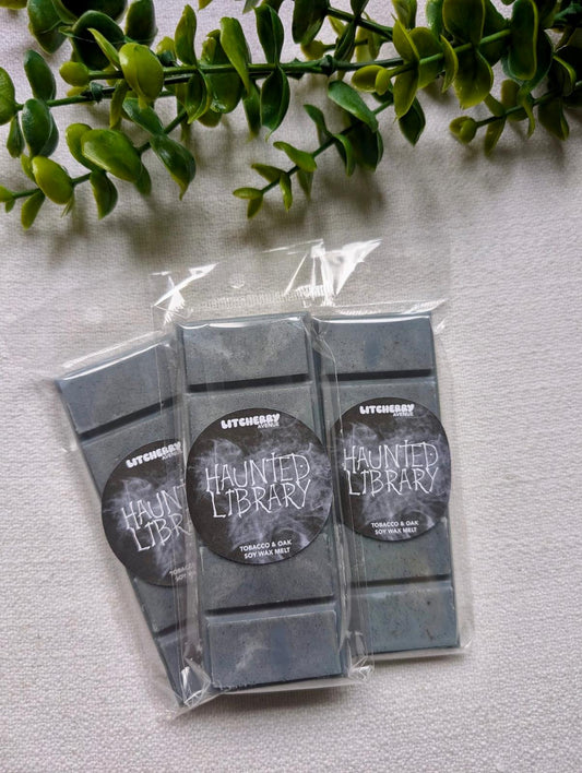 HAUNTED LIBRARY - SOY WAX MELTS | LITCHERRY AVENUE X TANYPRINT