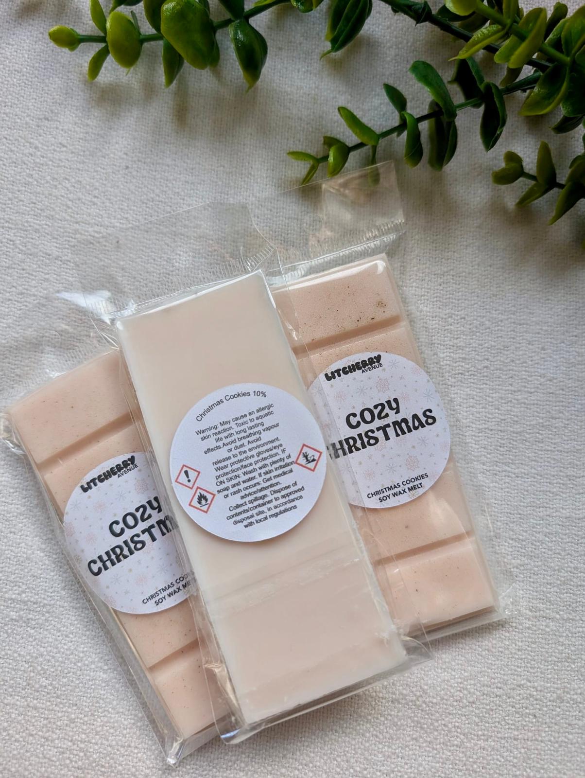 COZY CHRISTMAS - SOY WAX MELTS | LITCHERRY AVENUE X TANYPRINT