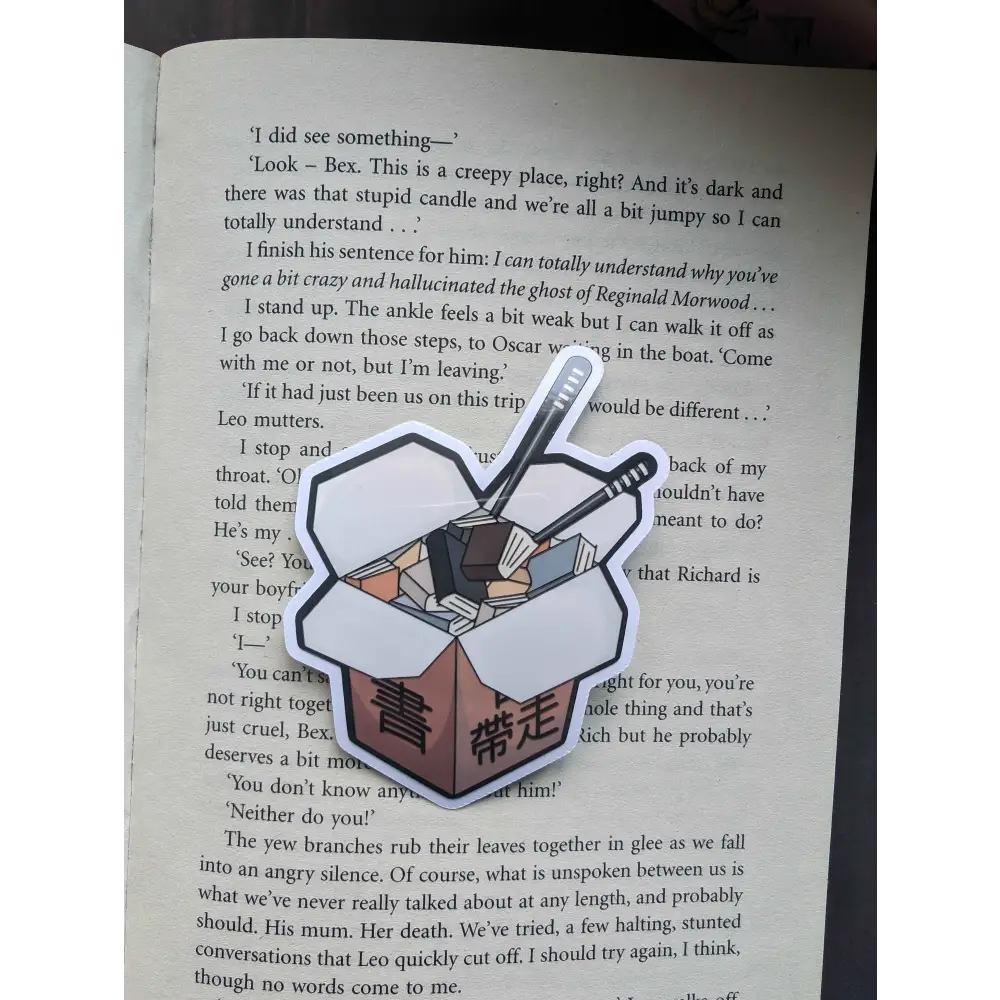 BOOK TAKEAWAY - STICKER - Tanyprint