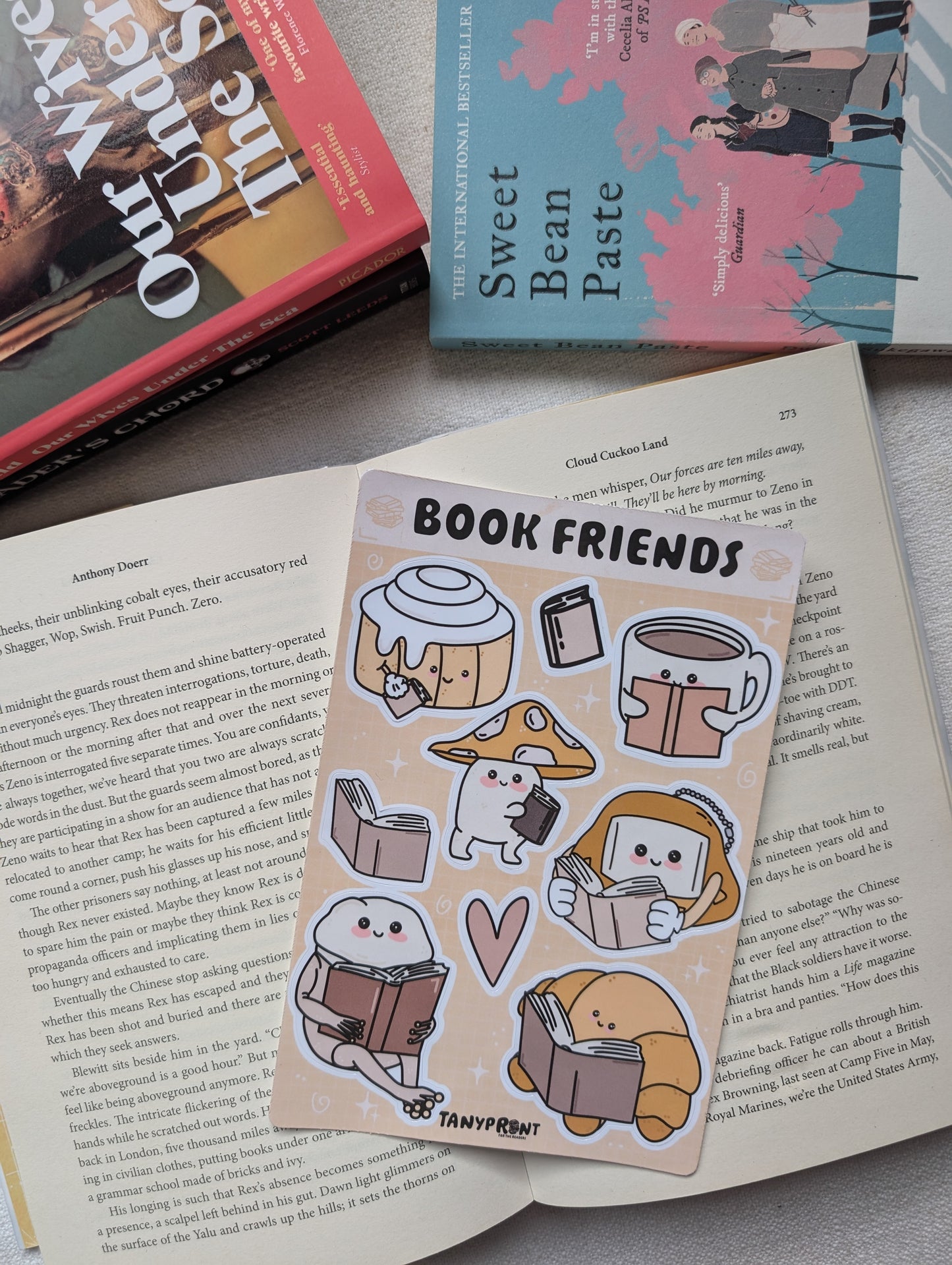 BOOK FRIENDS - STICKER SHEET