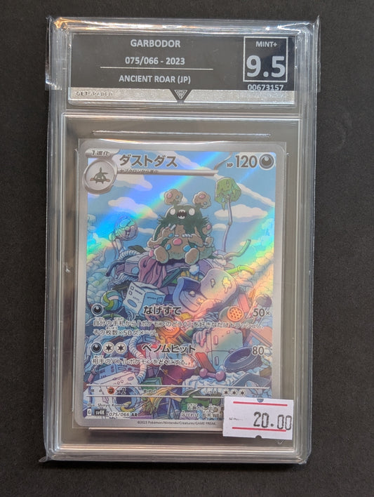 Japanese Garbodor 075/066 - Ancient Roar -  Graded 9.5 - Pokemon TCG