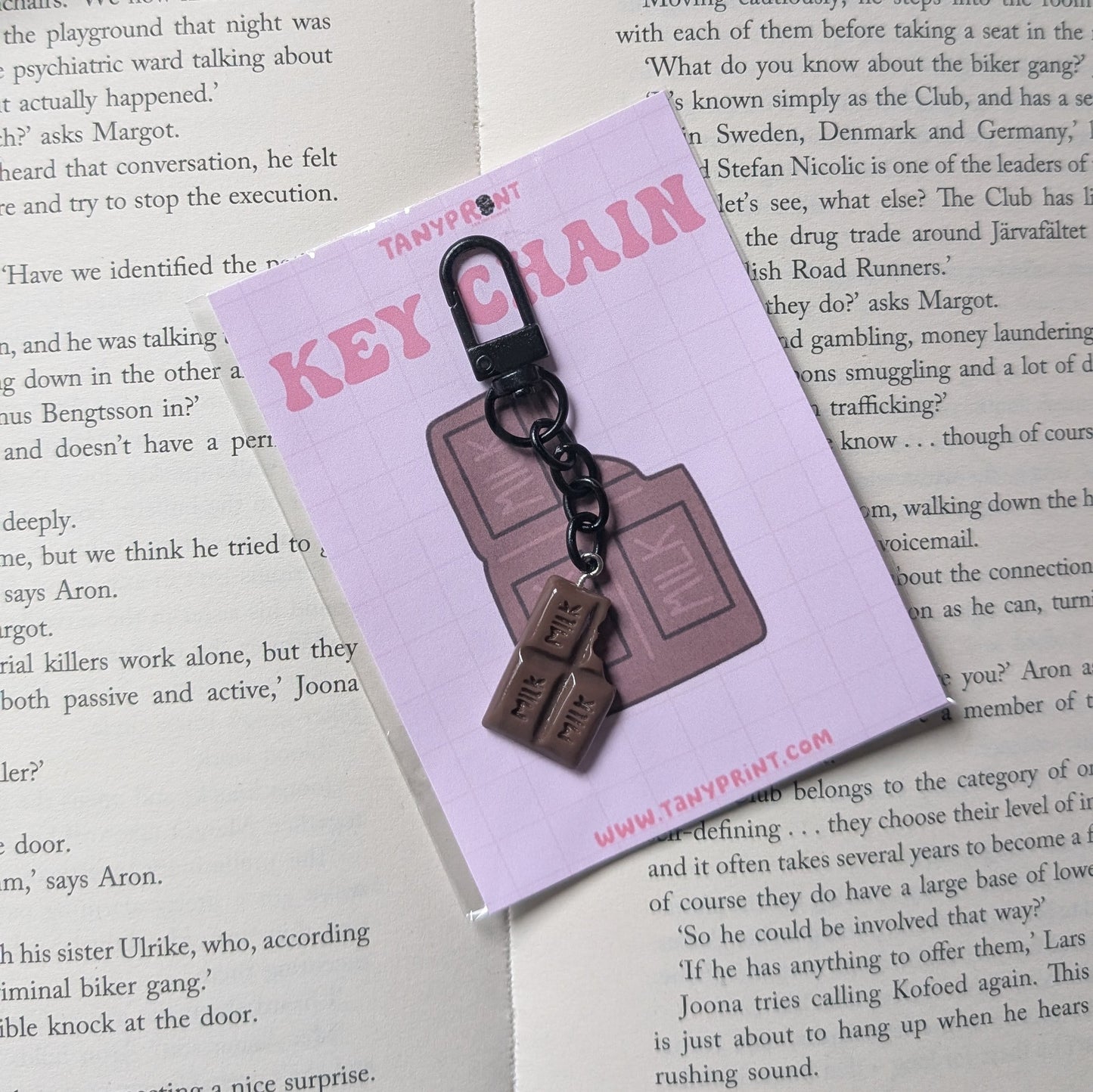 CHOCOLATE BAR - DUST PLUG/ KEYCHAIN