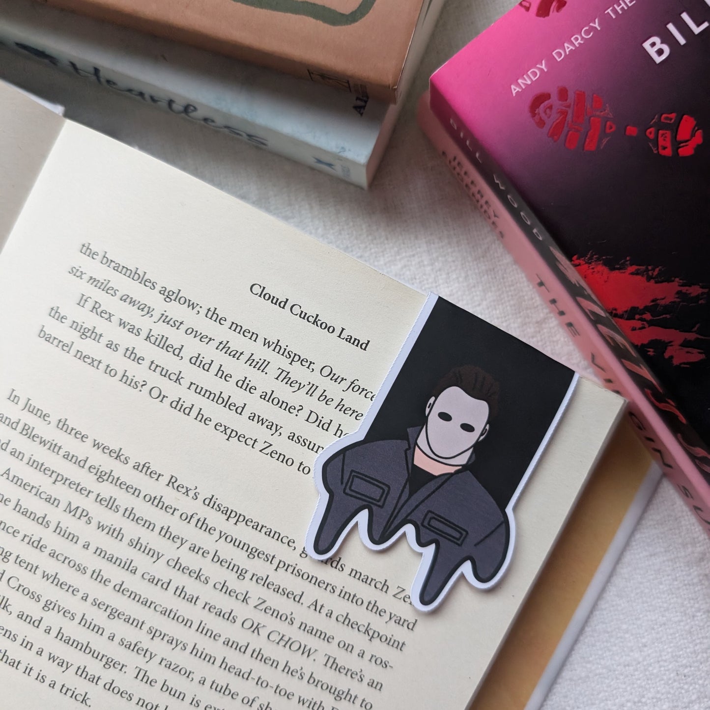 DRIPPY GHOST FACE & MYERS - BOOKMARK