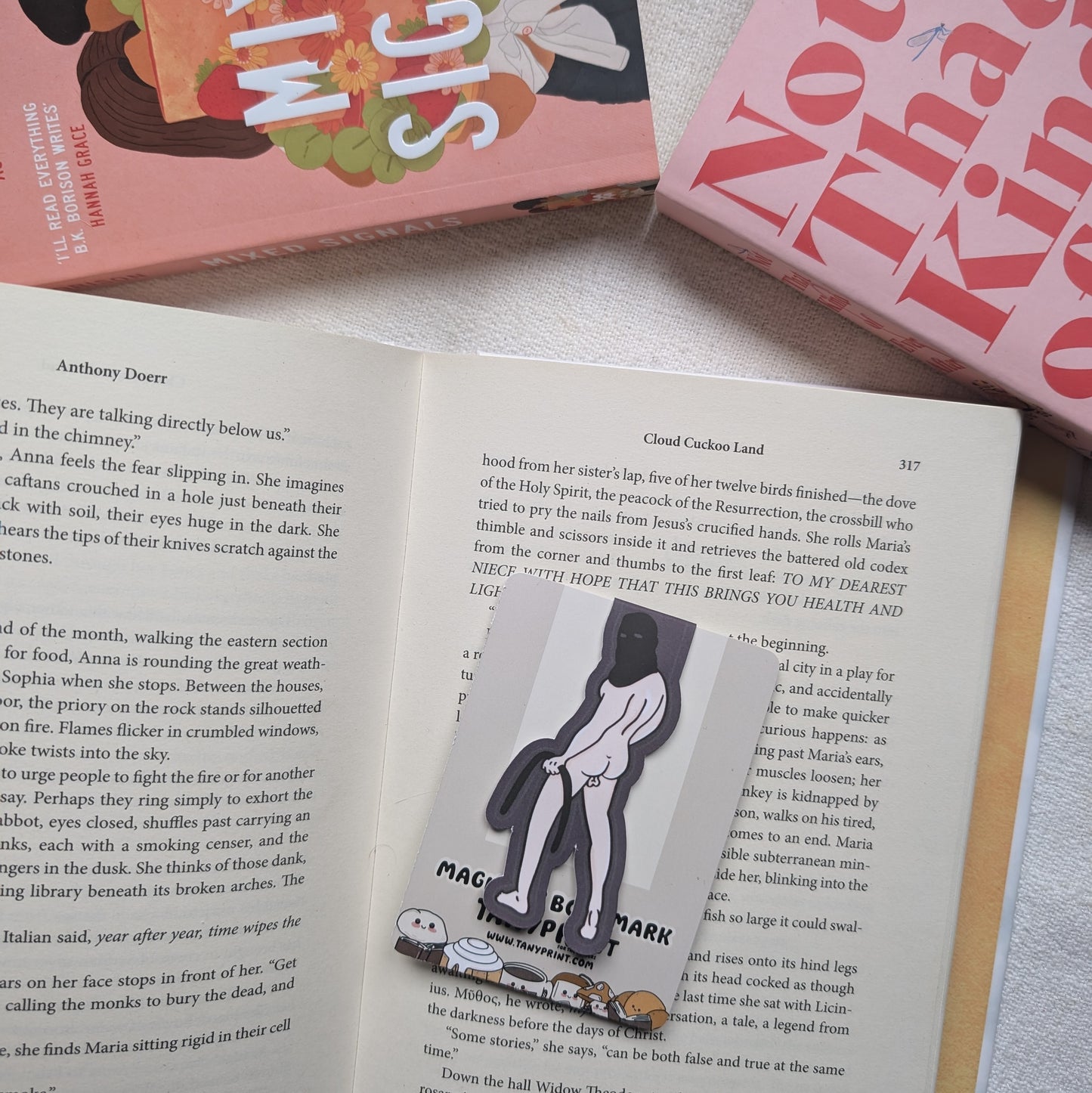 NAKED MASKED MAN  - BOOKMARK