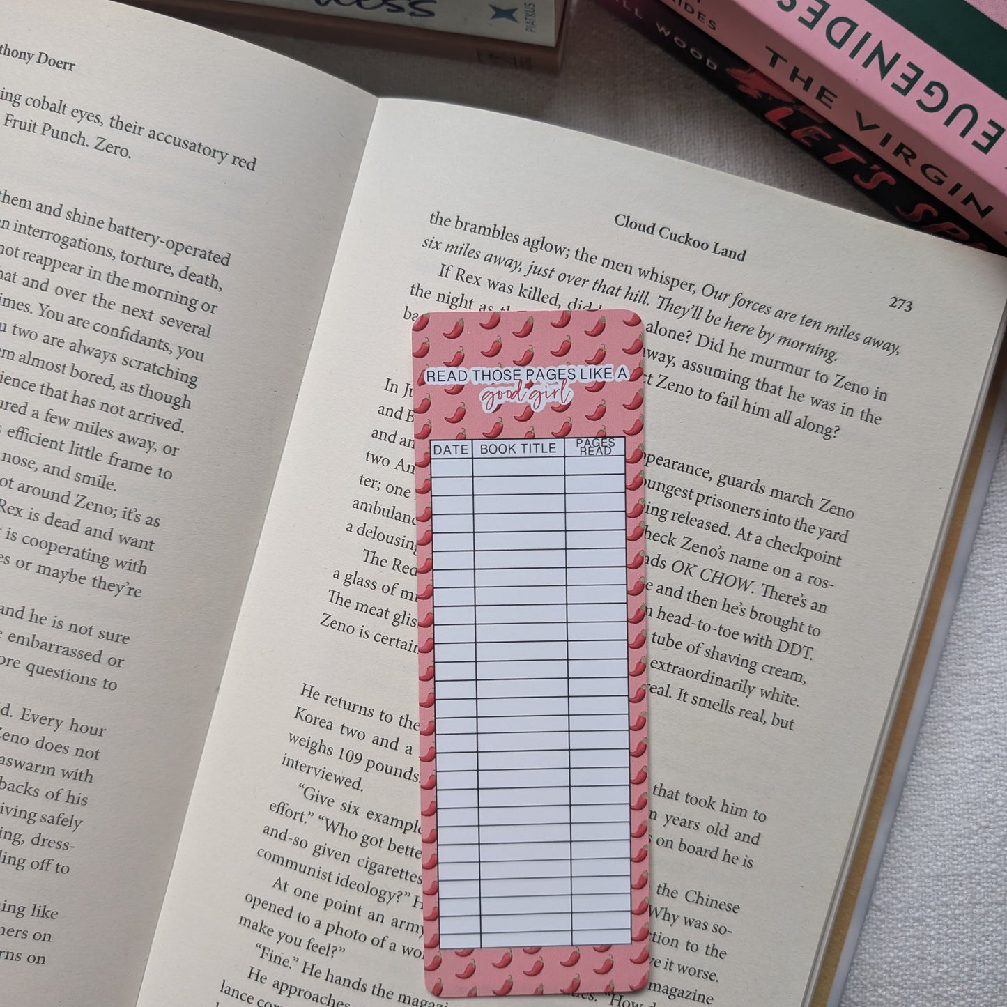 SPICY PAGE TRACKER - BOOKMARK