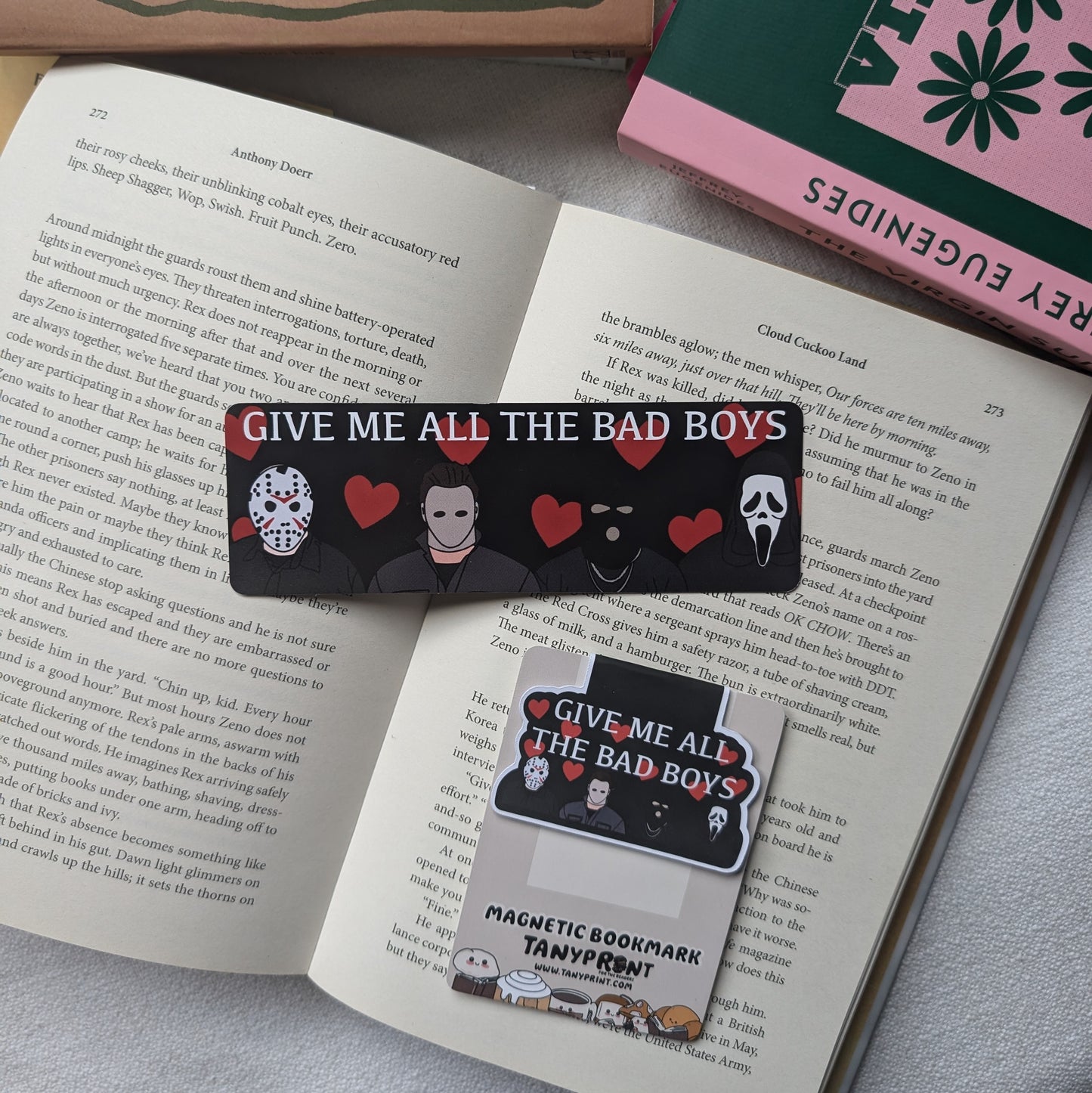 GIVE ME ALL THE BAD BOYS - BOOKMARK