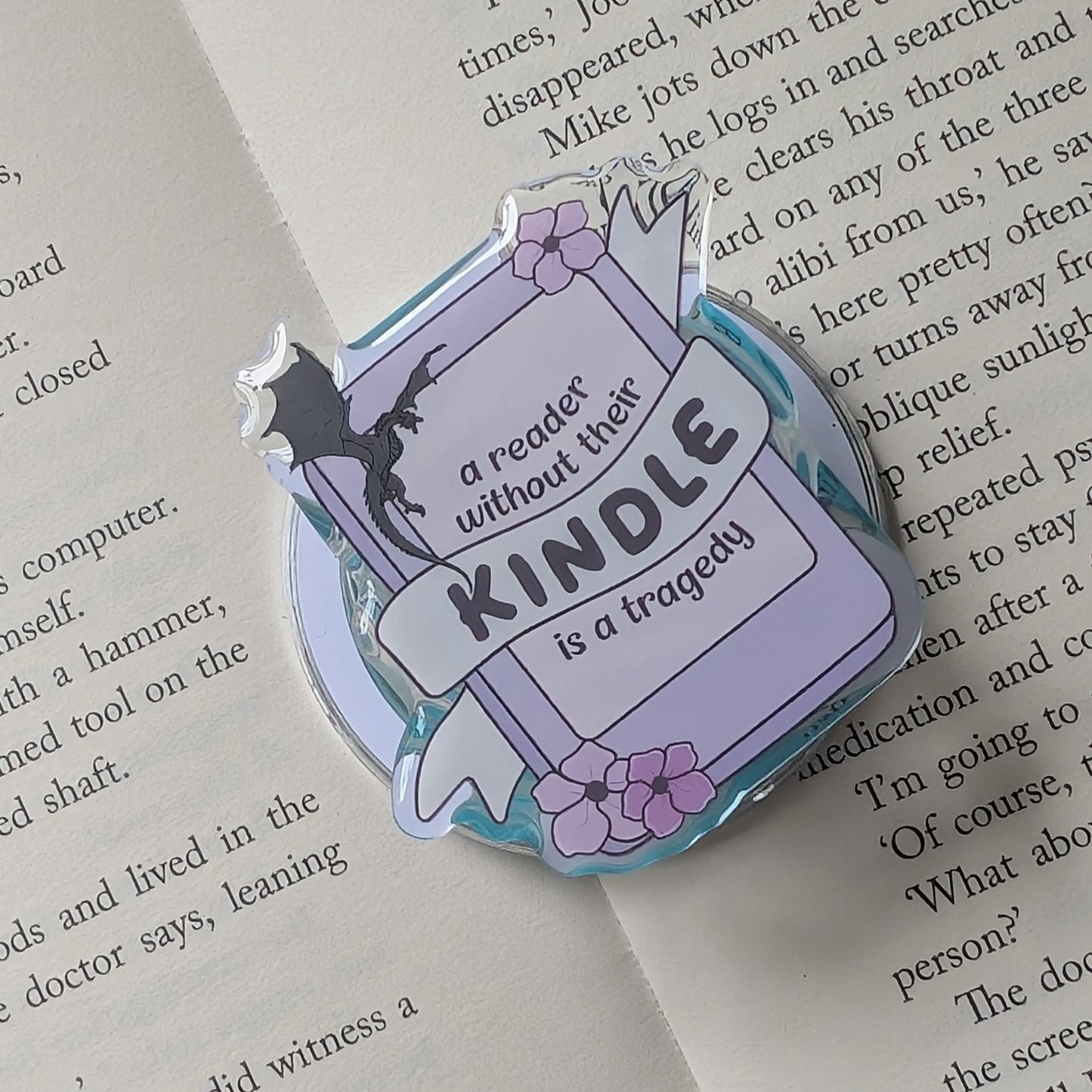 READER WITHOUT THEIR KINDLE - MAGNETIC POP GRIP