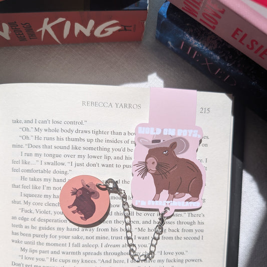 HOLD ON BOYS - BOOKMARK