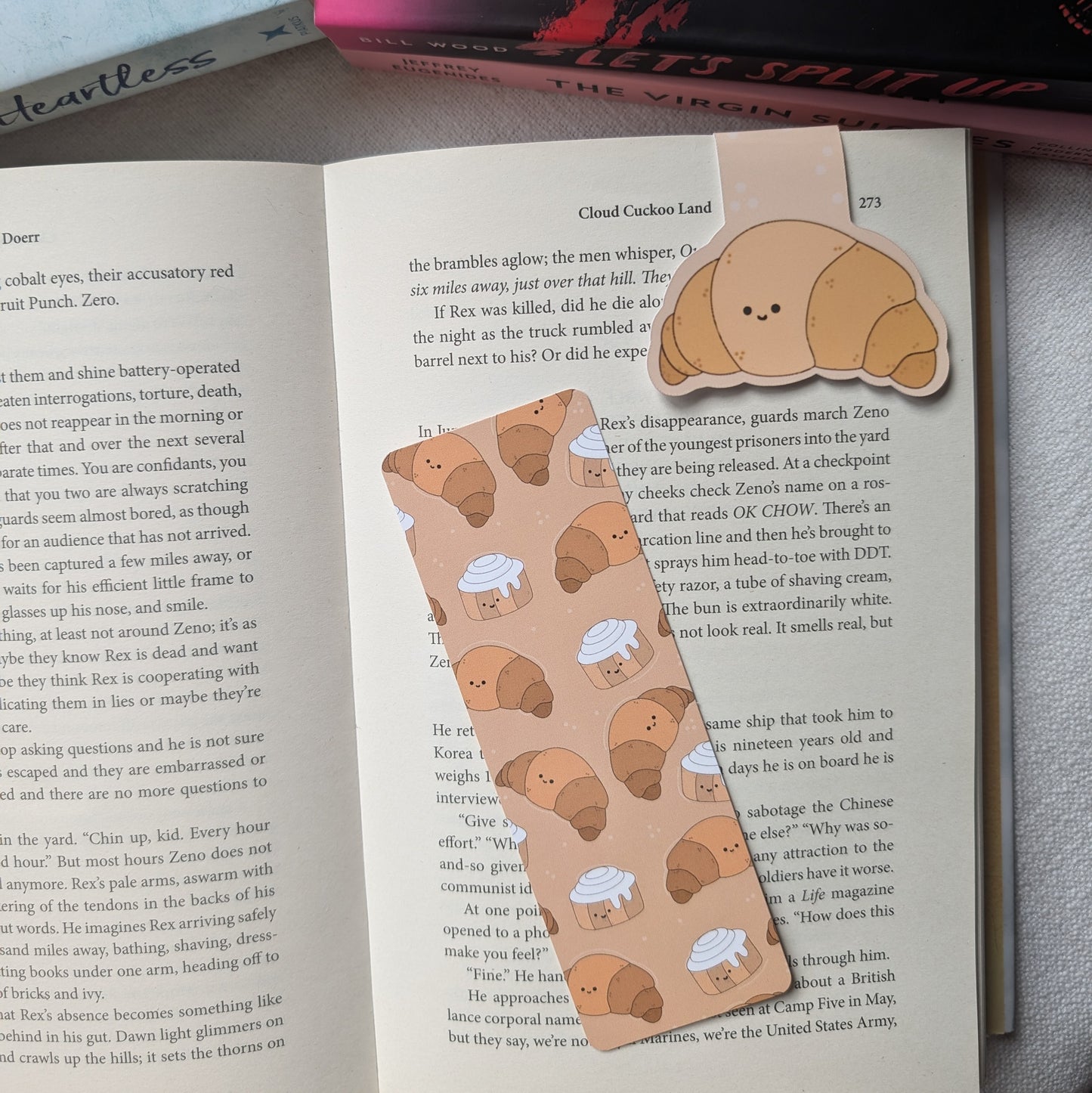 CROISSANT & CINNAMON ROLL - BOOKMARK