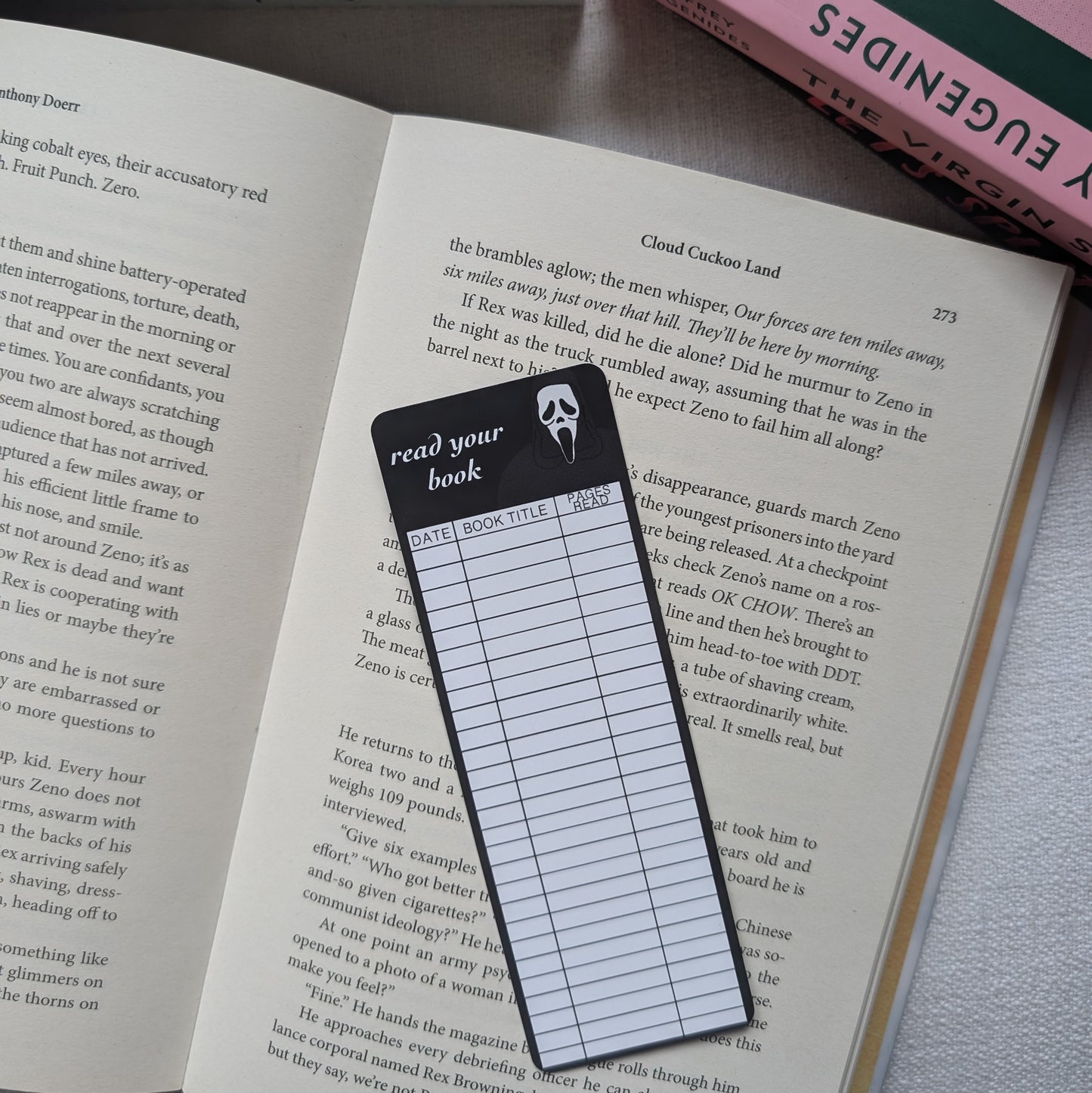 READ YOUR BOOK PAGE TRACKER - BOOKMARK