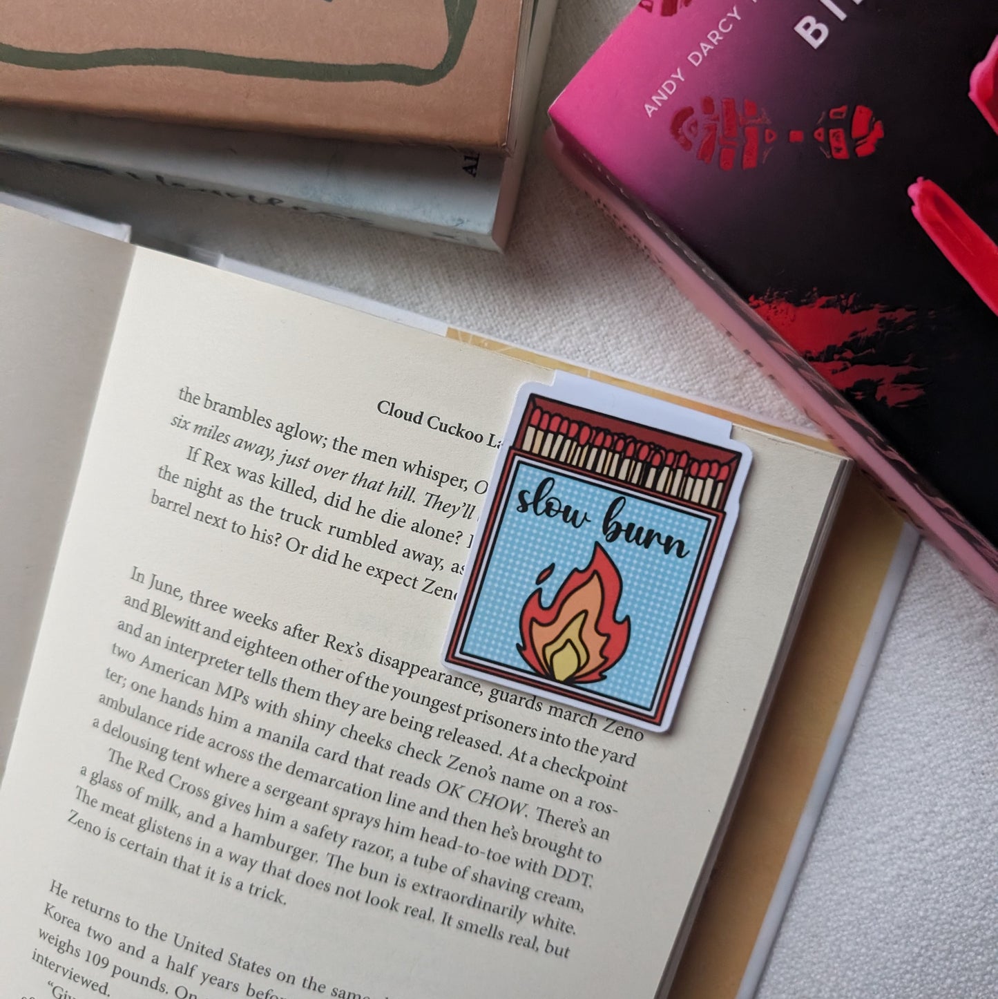 SLOW BURN - BOOKMARK